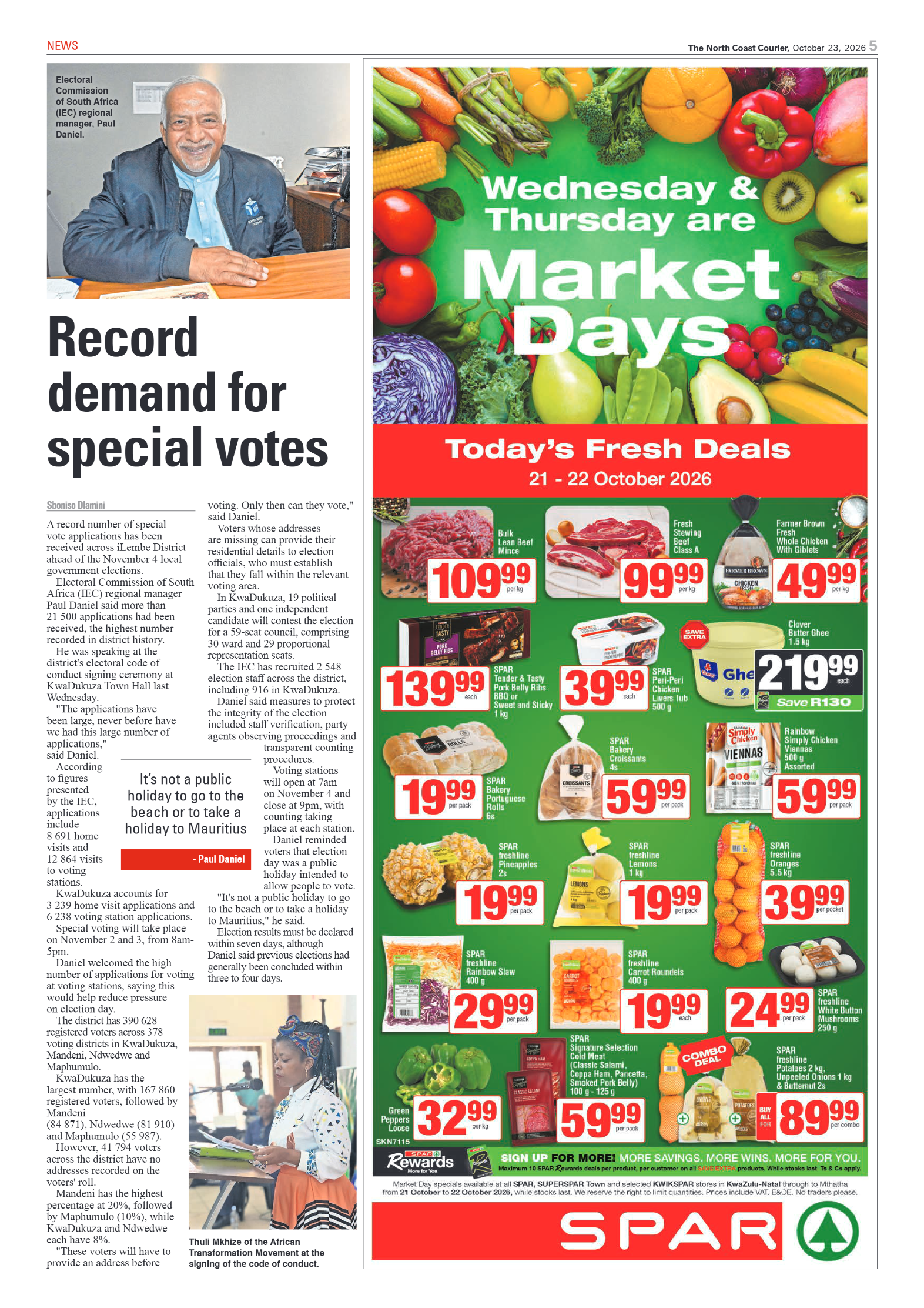 The North Coast Courier – 23 October 2026 page 5