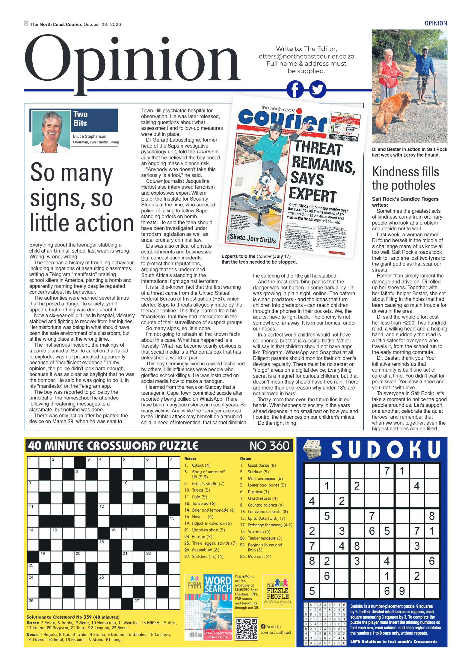 The North Coast Courier – 23 October 2026 page 8