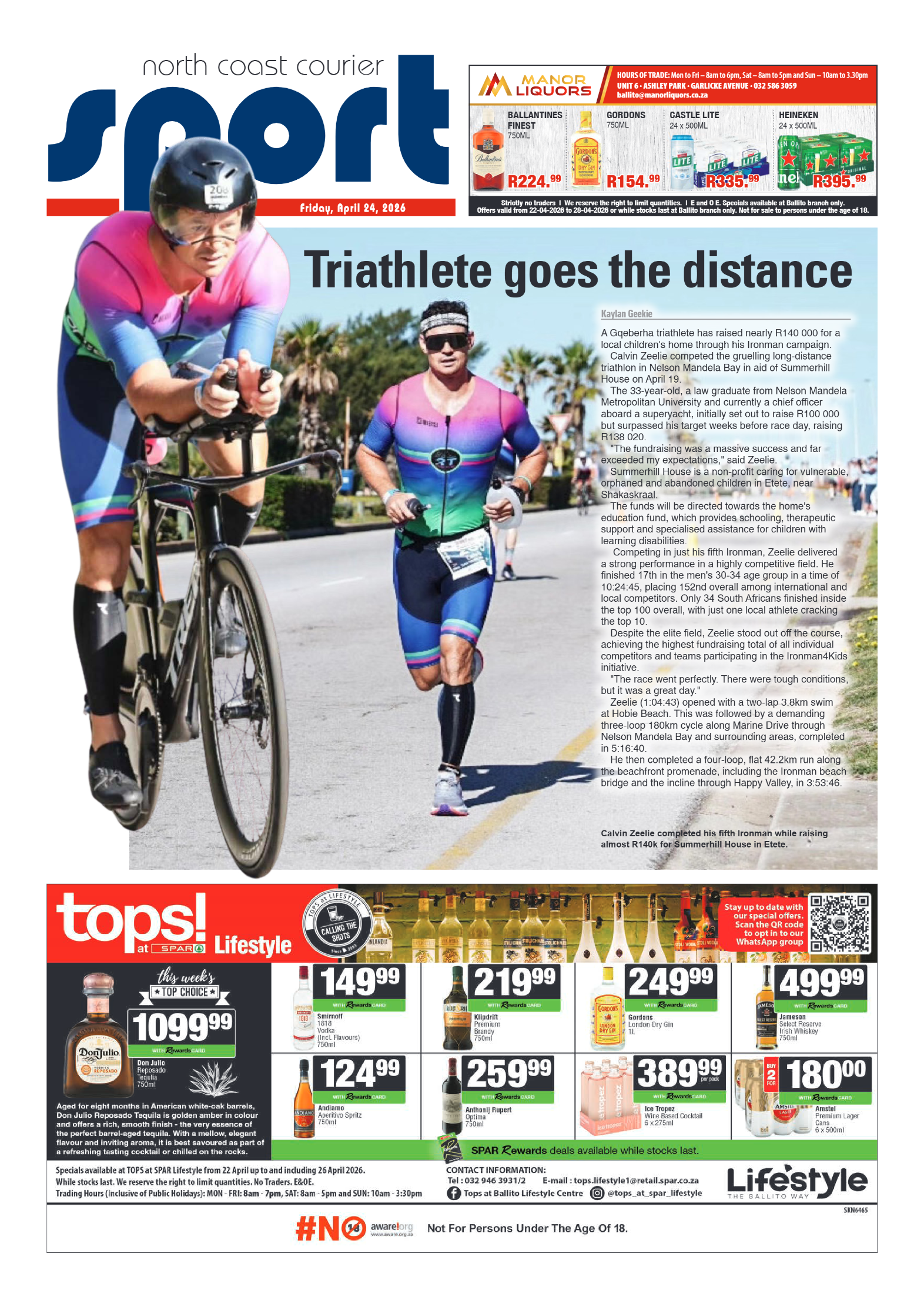 The North Coast Courier – 24 April 2026 page 20