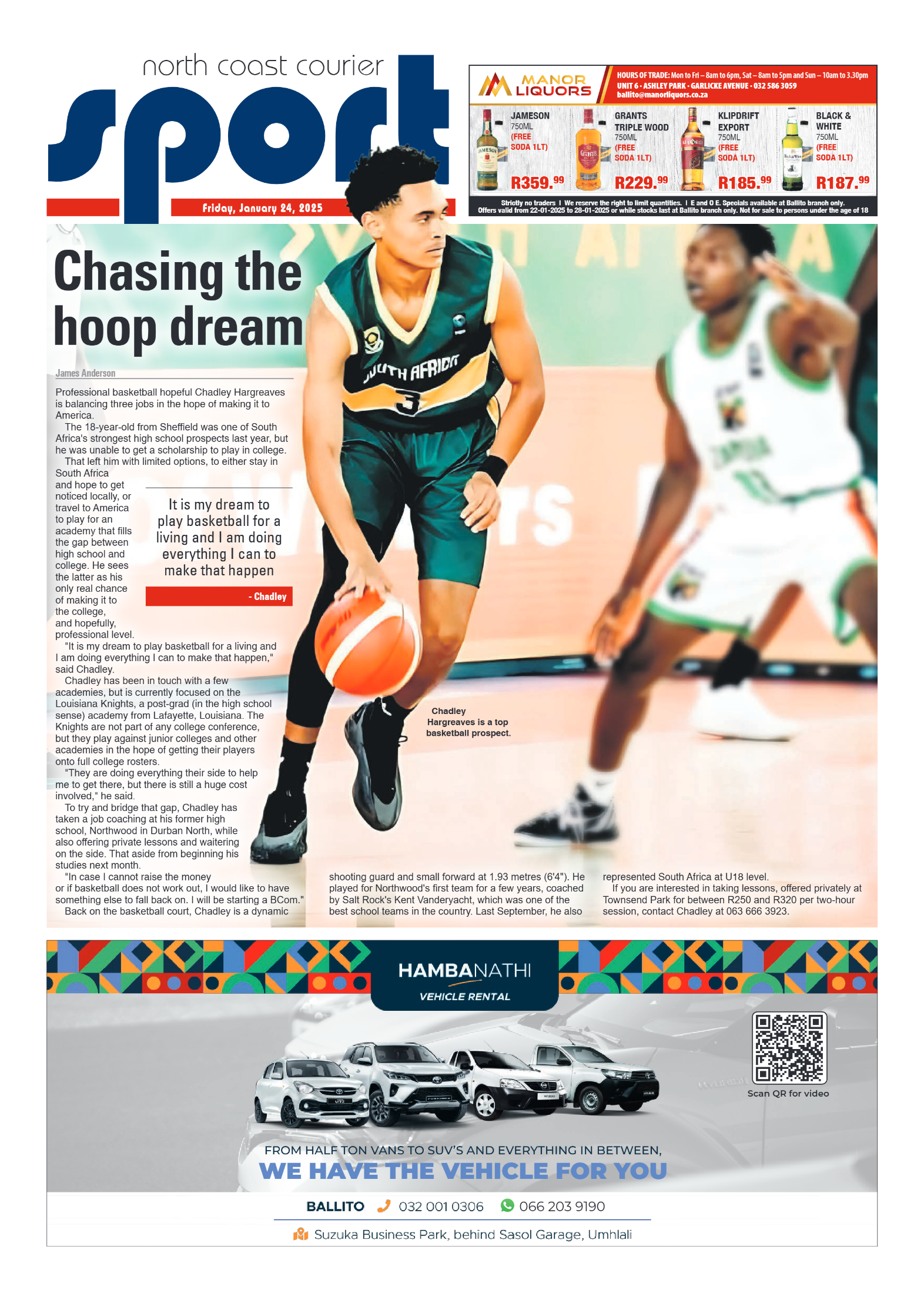 The North Coast Courier – 24 January 2025 page 16