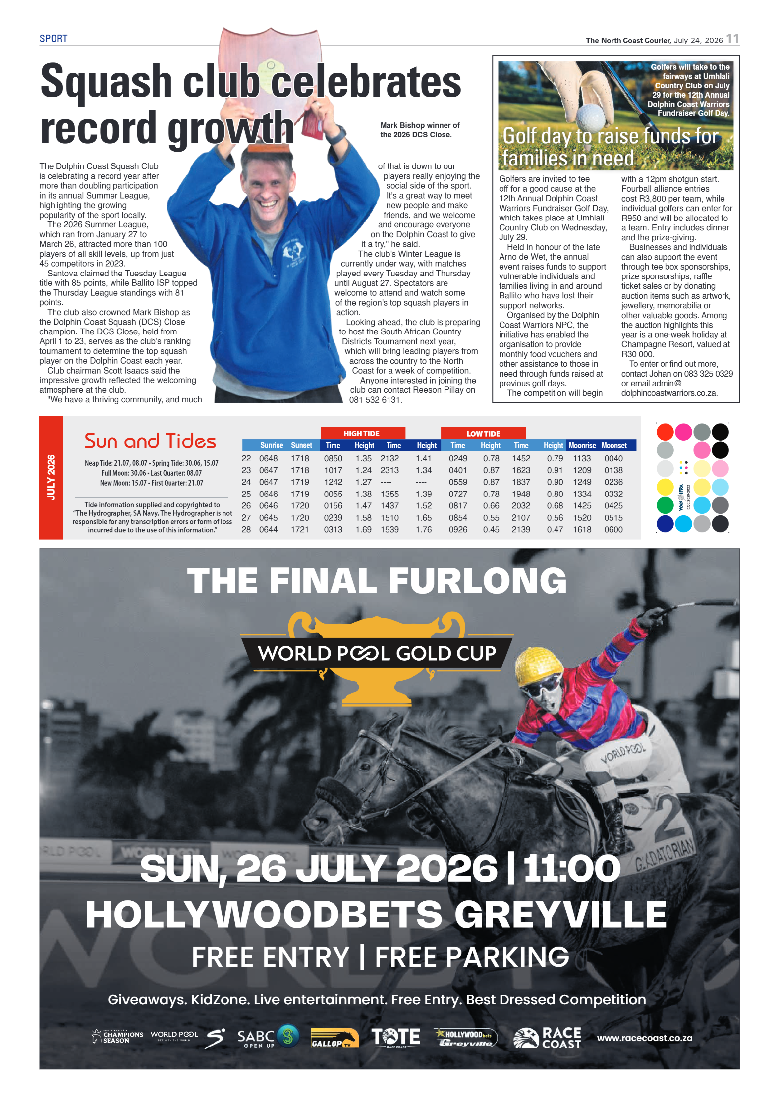 The North Coast Courier – 24 July 2026 page 11