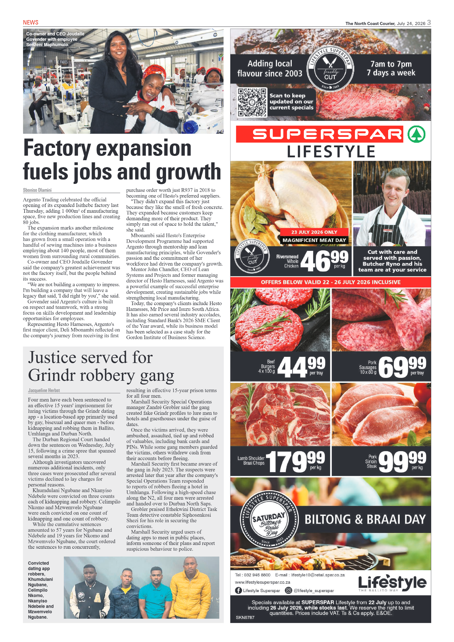 The North Coast Courier – 24 July 2026 page 3