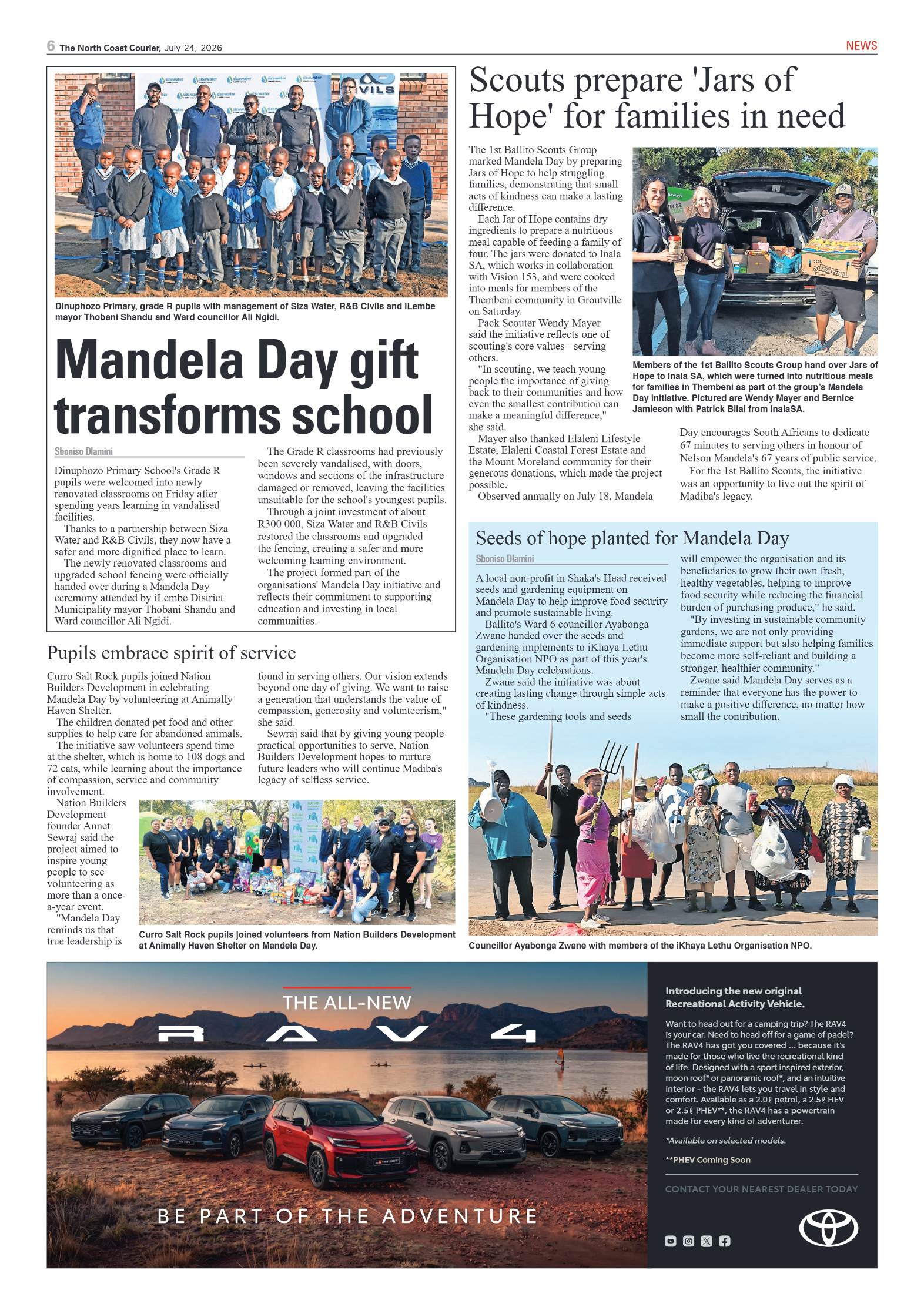 The North Coast Courier – 24 July 2026 page 6
