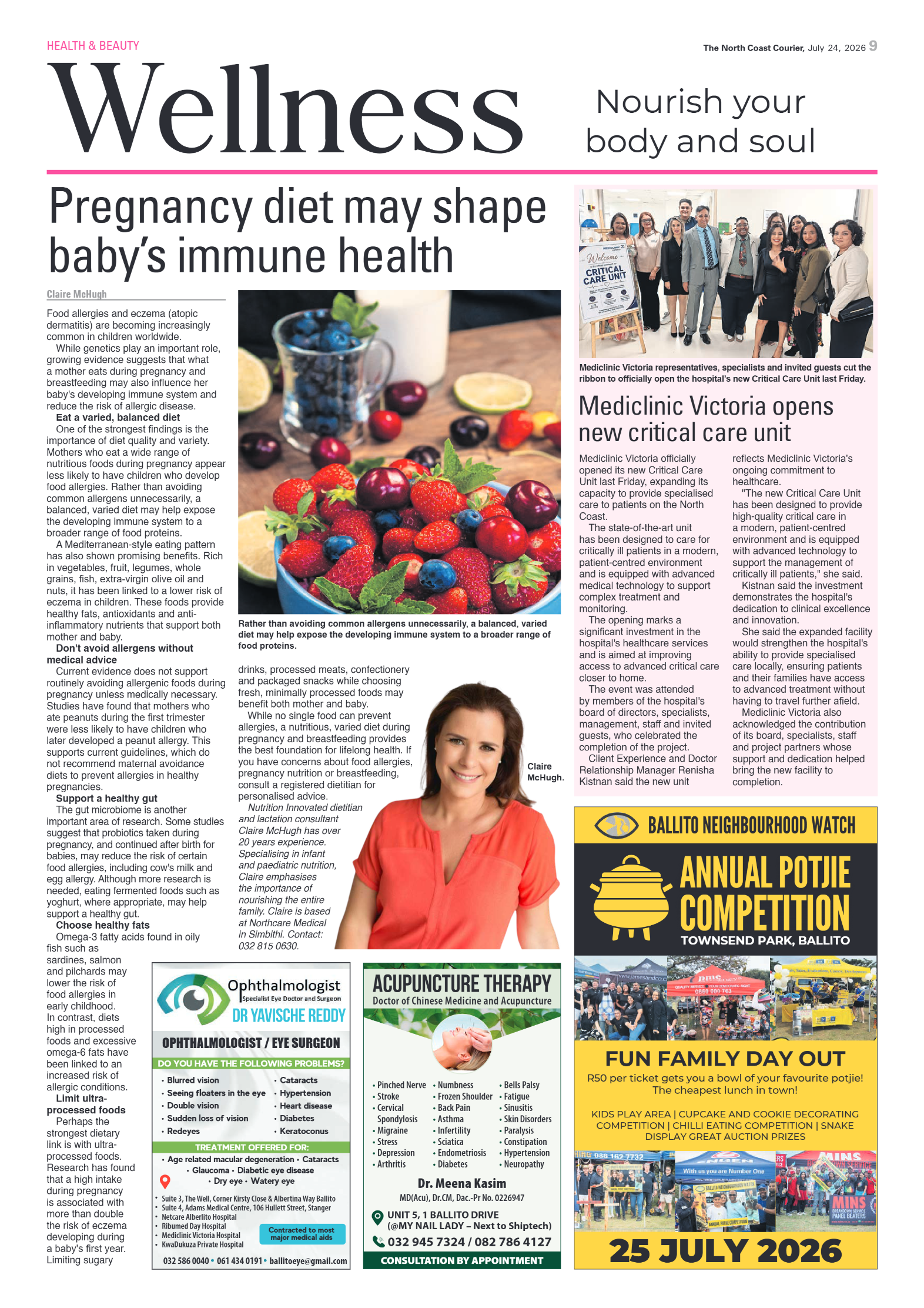 The North Coast Courier – 24 July 2026 page 9
