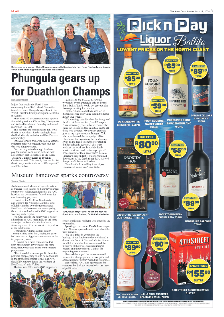 The North Coast Courier – 24 May 2024 page 3
