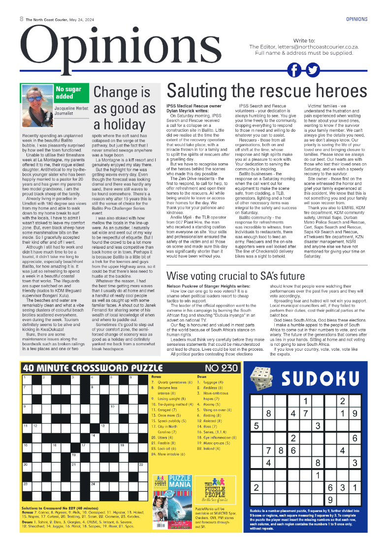 The North Coast Courier – 24 May 2024 page 8