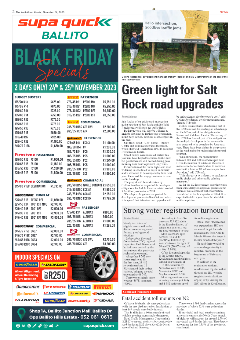 The North Coast Courier 24 November 2023 page 2