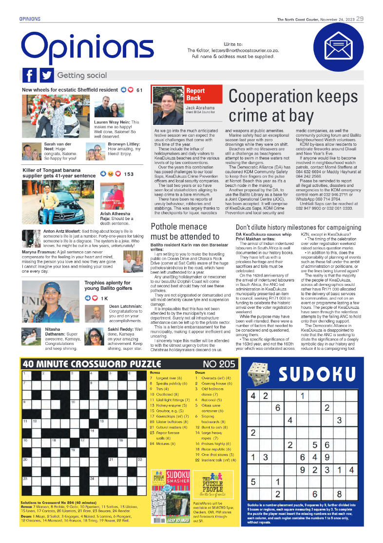 The North Coast Courier 24 November 2023 page 29