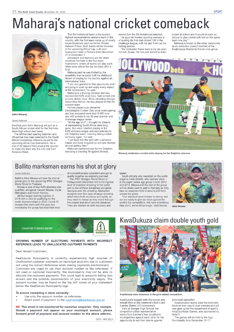 The North Coast Courier 24 November 2023 page 34