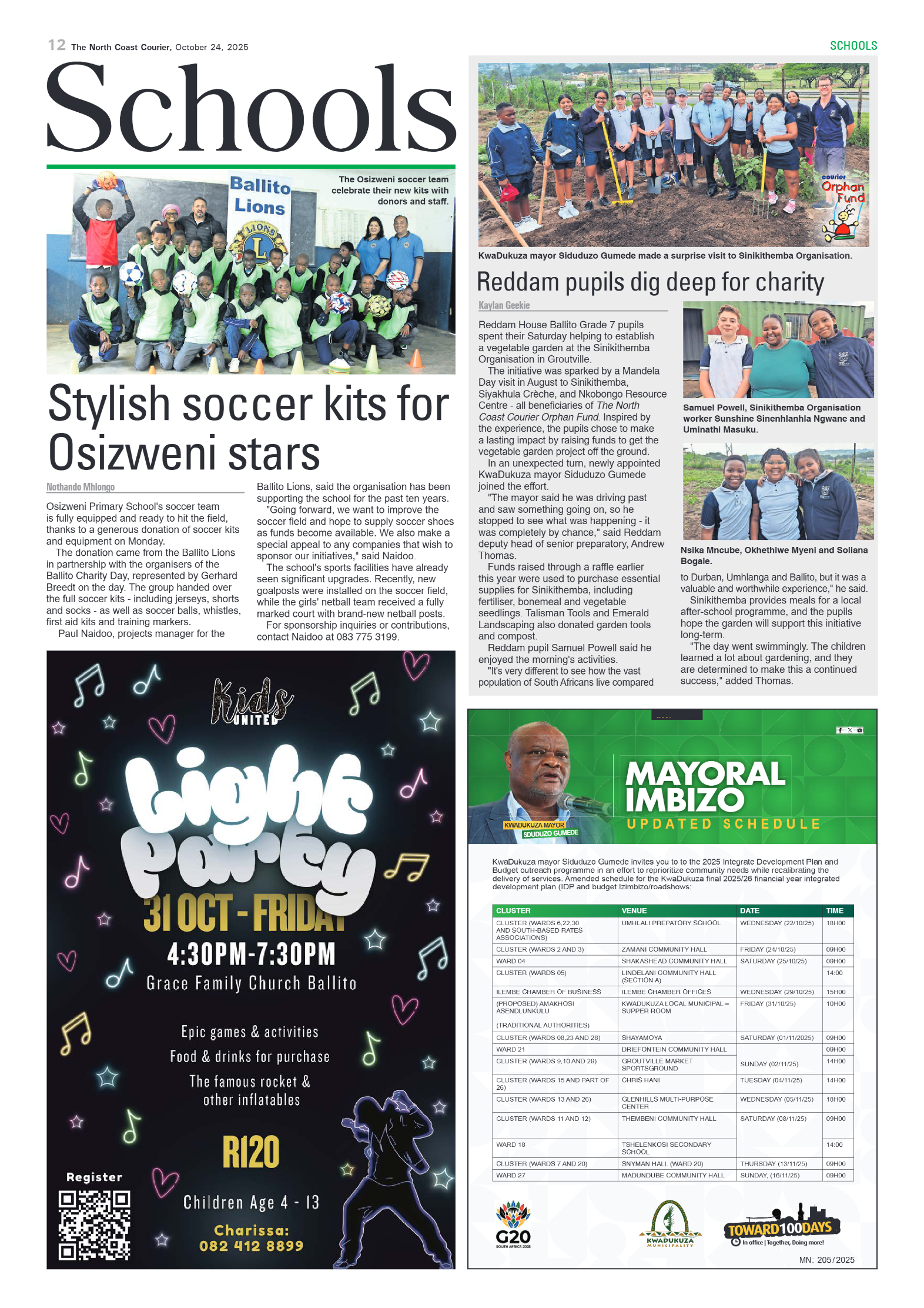 The North Coast Courier – 24 October 2025 page 12