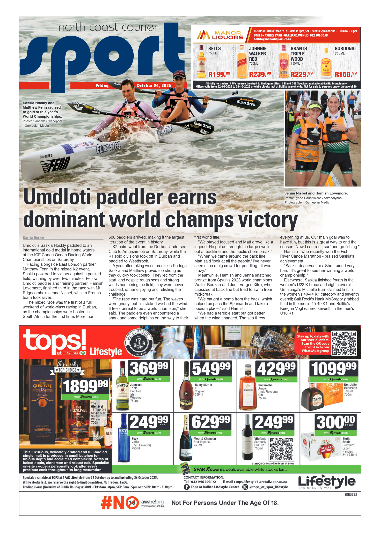 The North Coast Courier – 24 October 2025 page 16