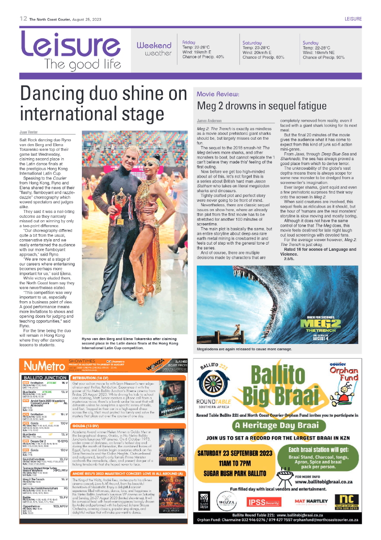 The North Coast Courier 25 August 2023 page 12