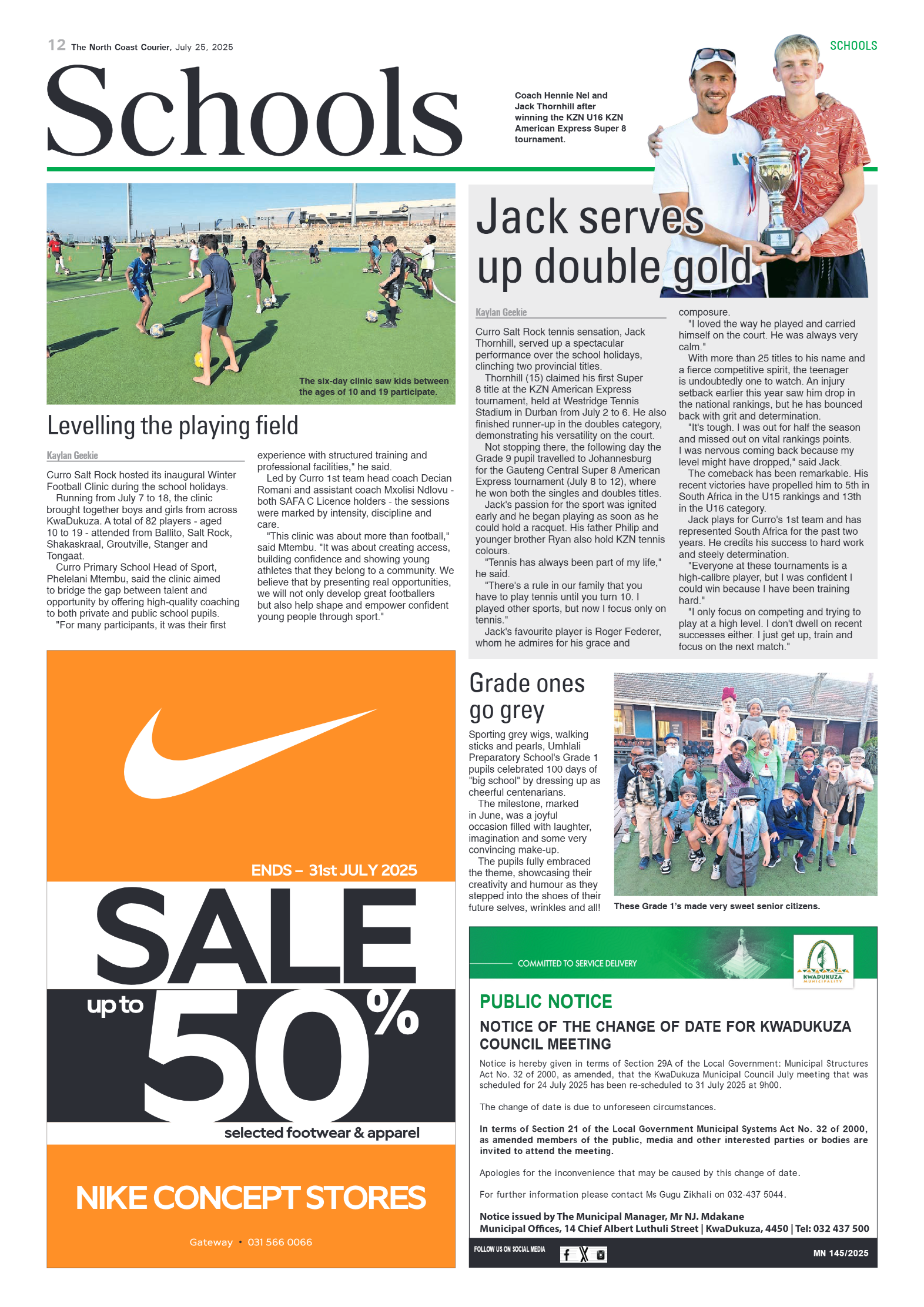 The North Coast Courier – 25 July 2025 page 12