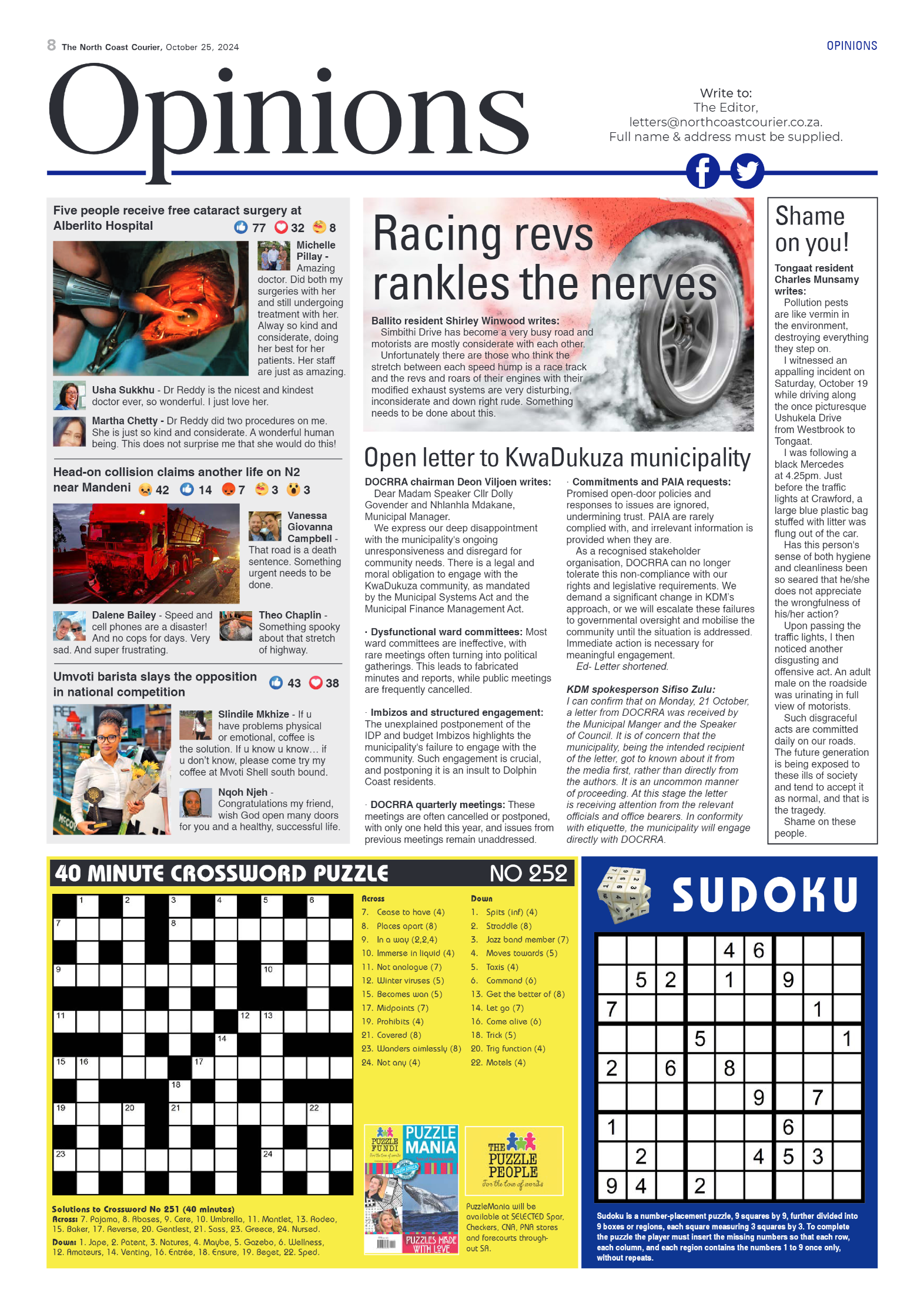 The North Coast Courier – 25 October 2024 page 8