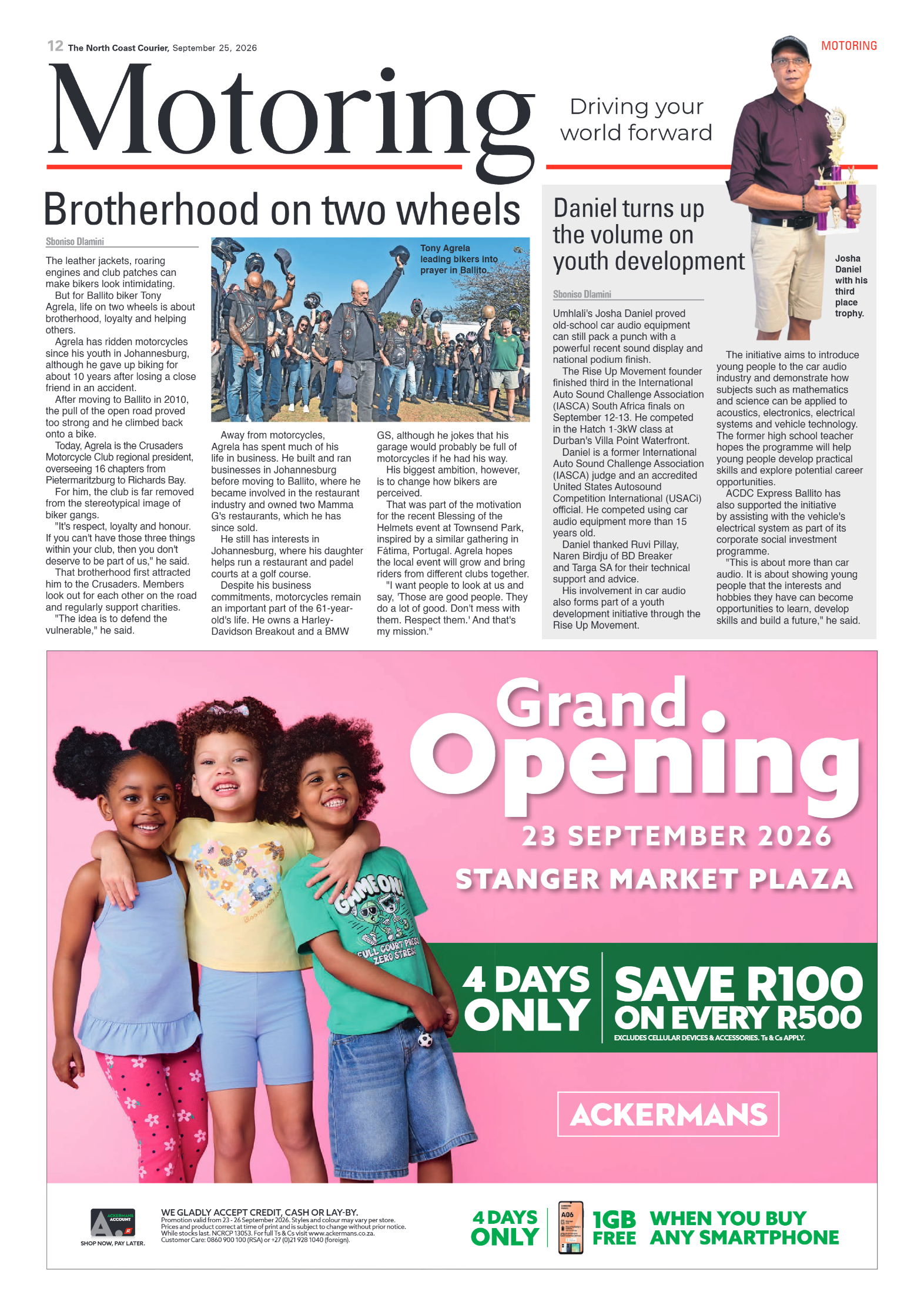 The North Coast Courier – 25 September 2026 page 12