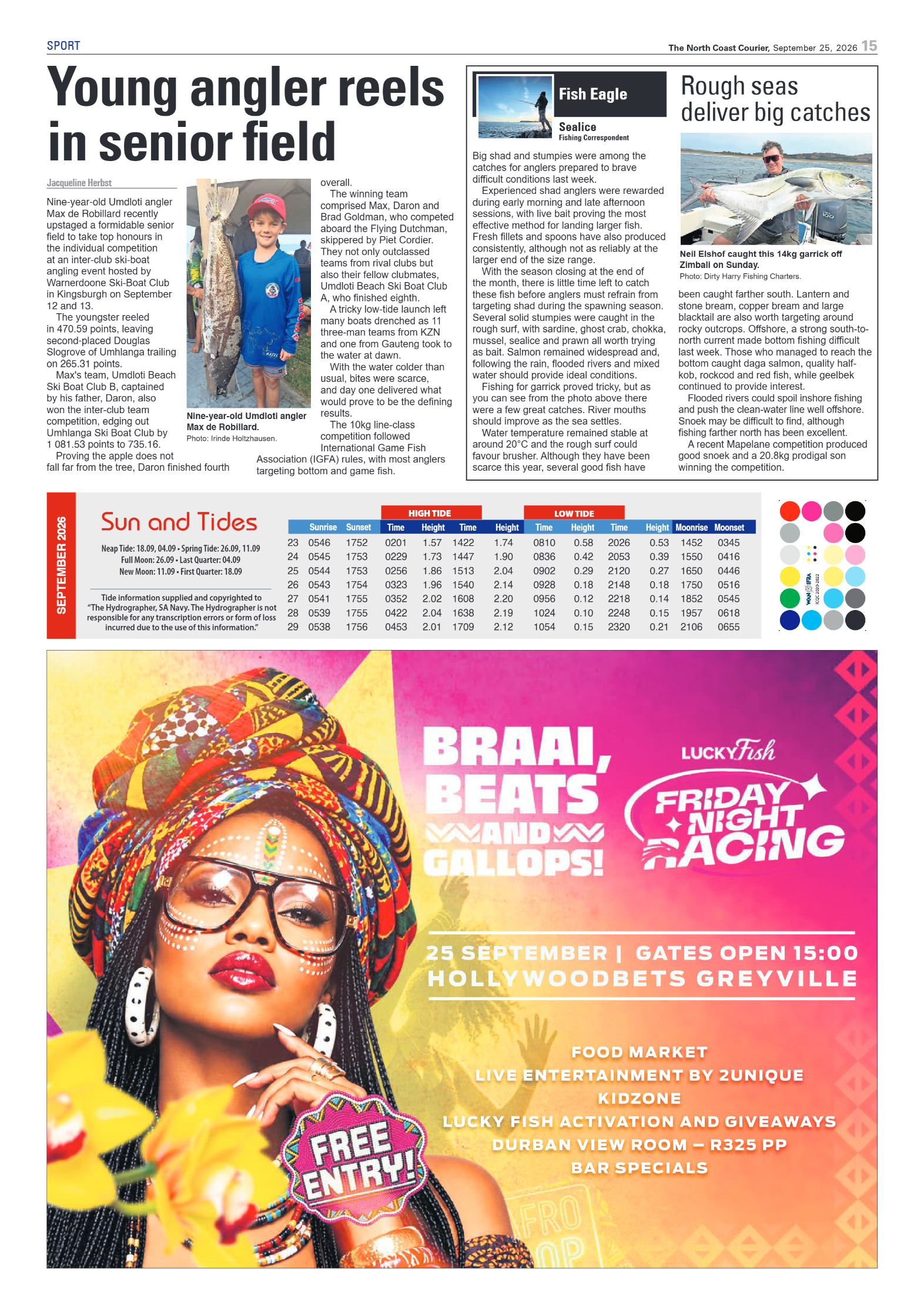 The North Coast Courier – 25 September 2026 page 15