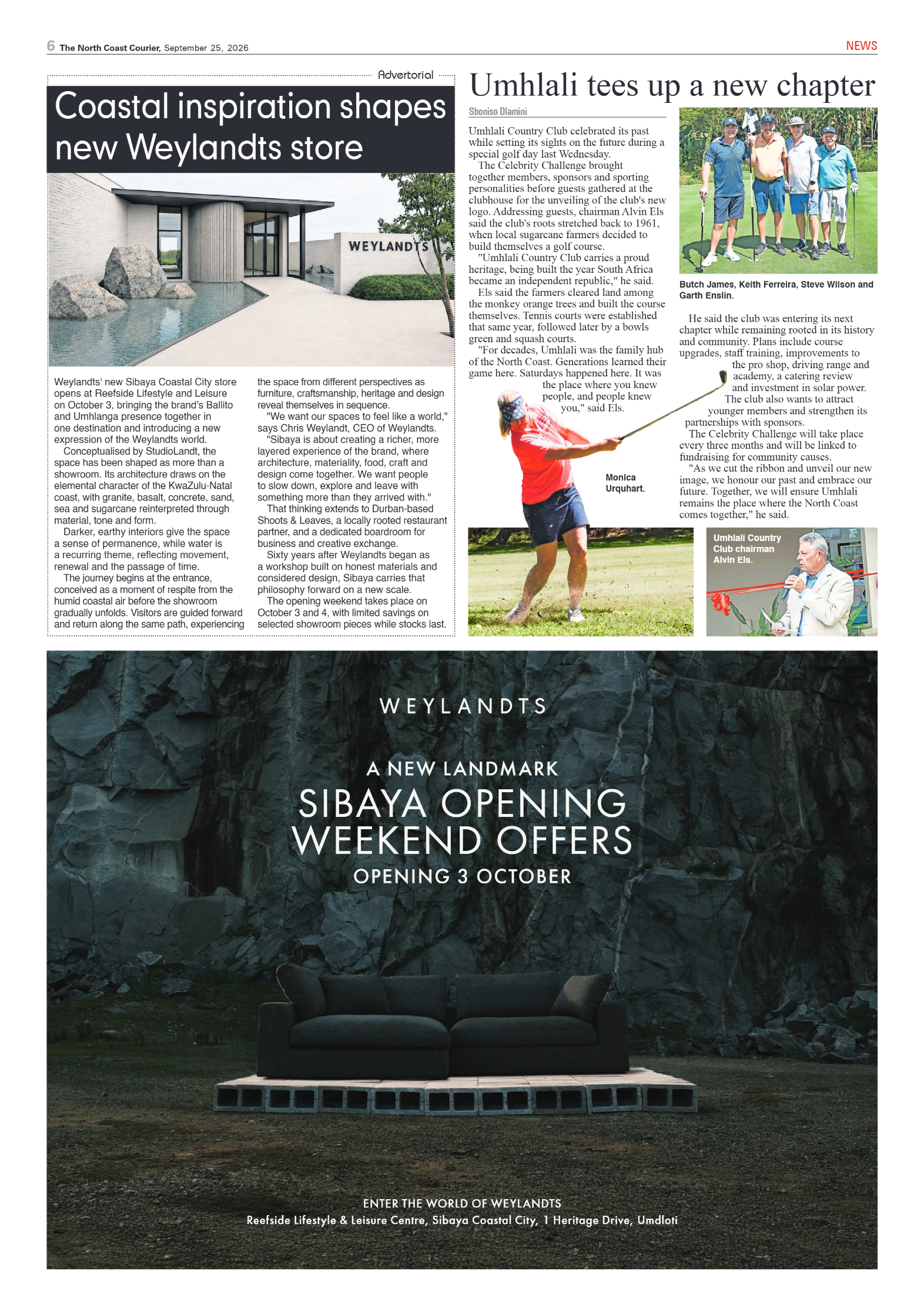 The North Coast Courier – 25 September 2026 page 6