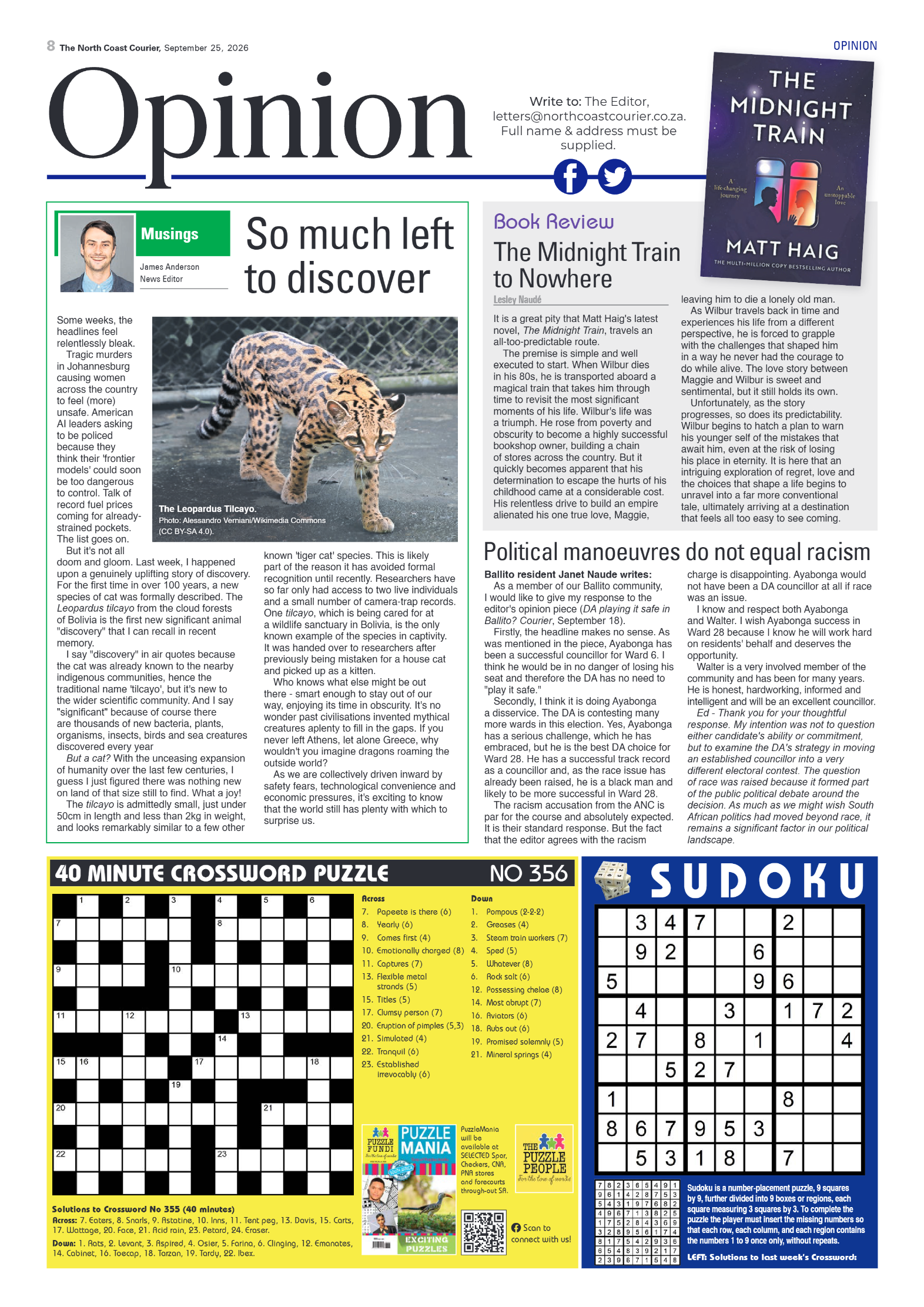 The North Coast Courier – 25 September 2026 page 8