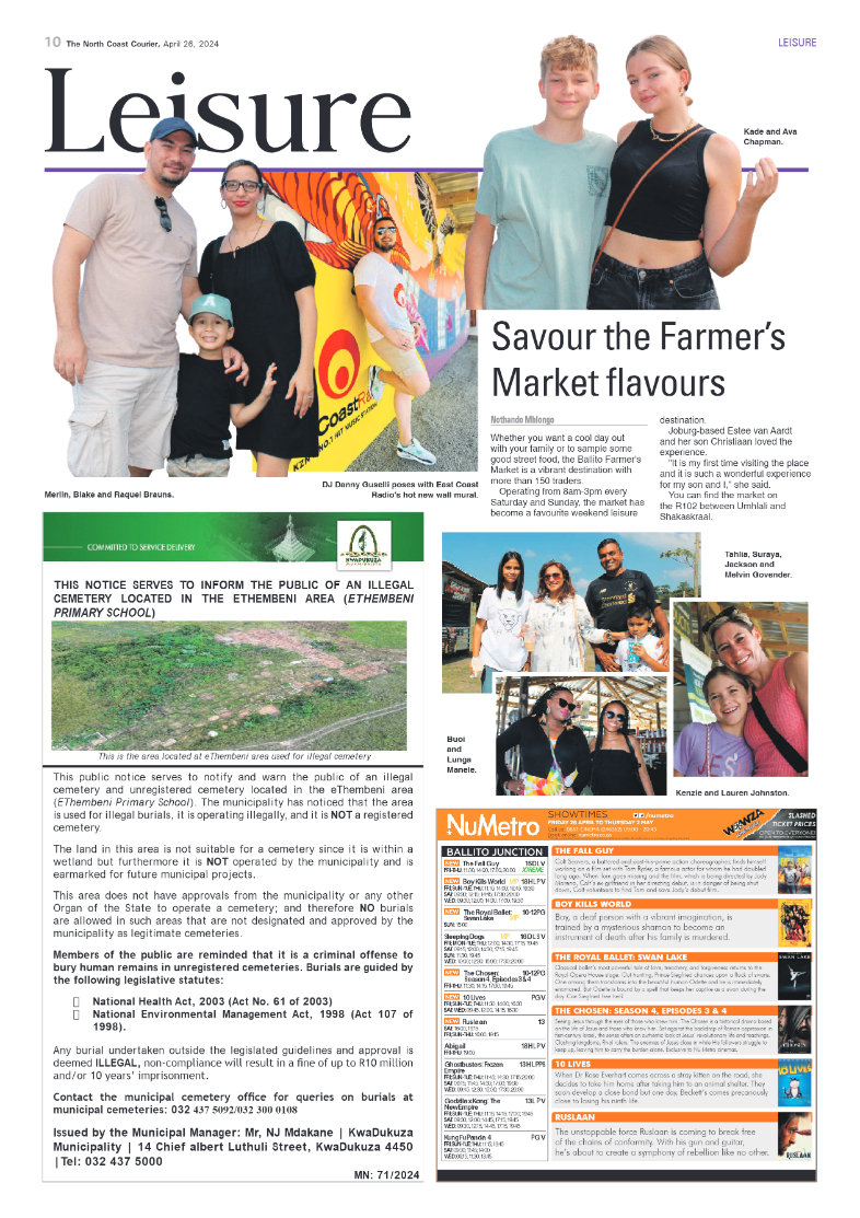 The North Coast Courier 26 April 2024 page 10