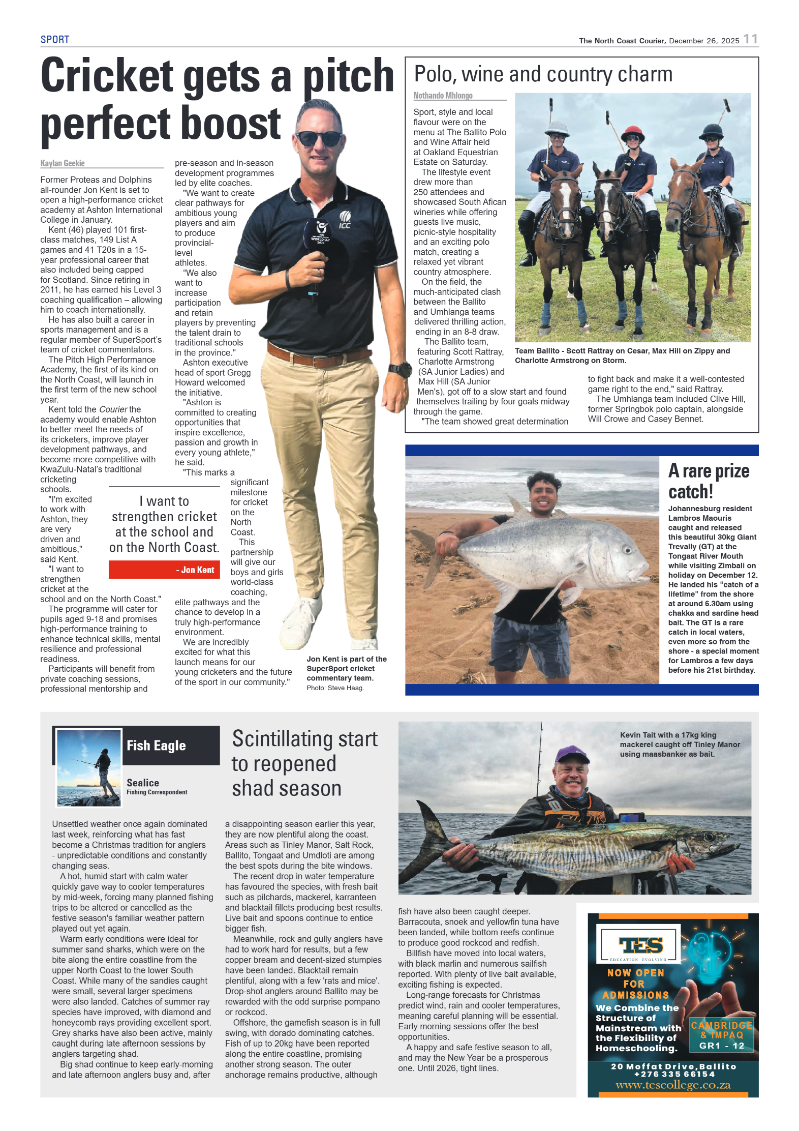 The North Coast Courier – 26 December 2025 page 11