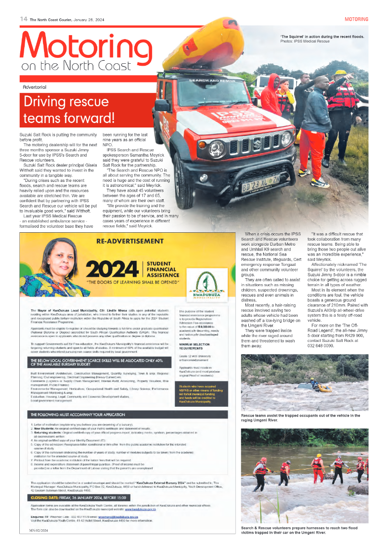 The North Coast Courier 26 January 2024 page 14