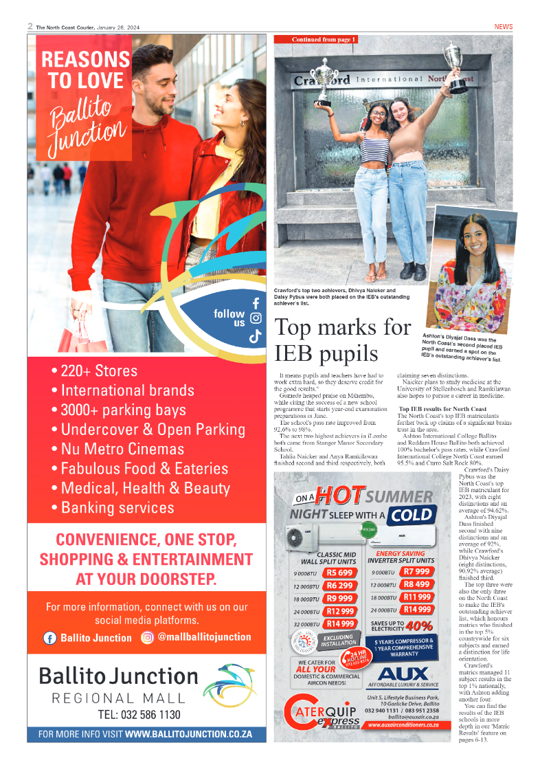 The North Coast Courier 26 January 2024 page 2