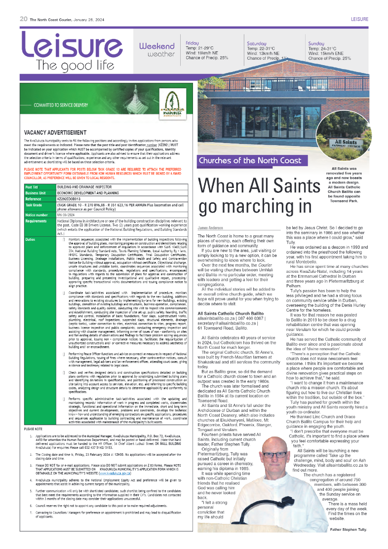 The North Coast Courier 26 January 2024 page 20