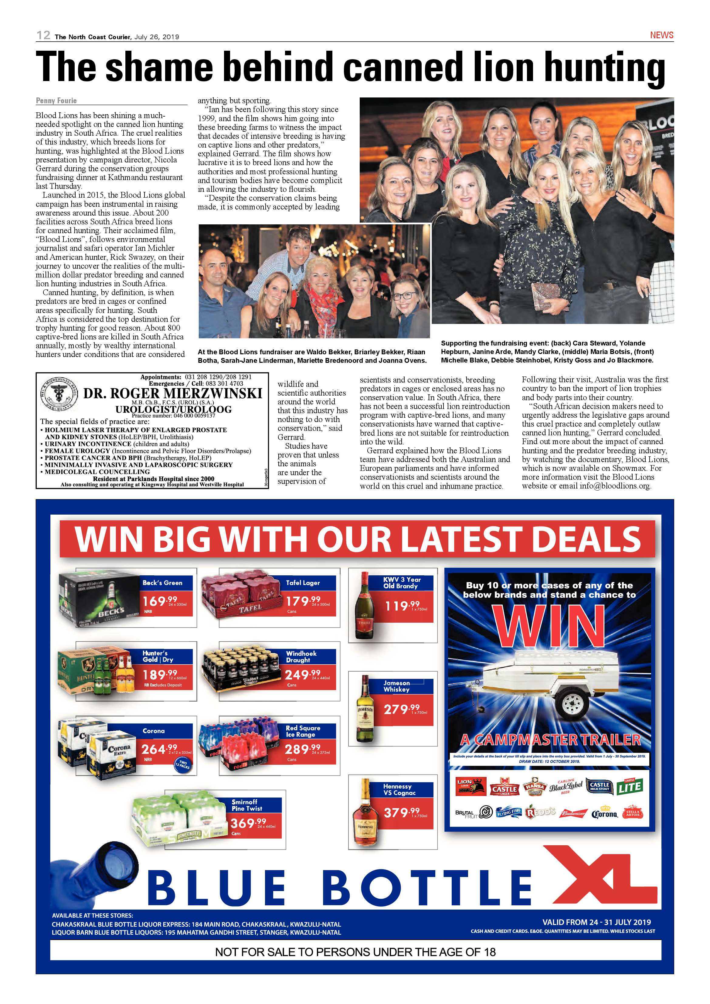 The North Coast Courier 26 July 2019 page 12