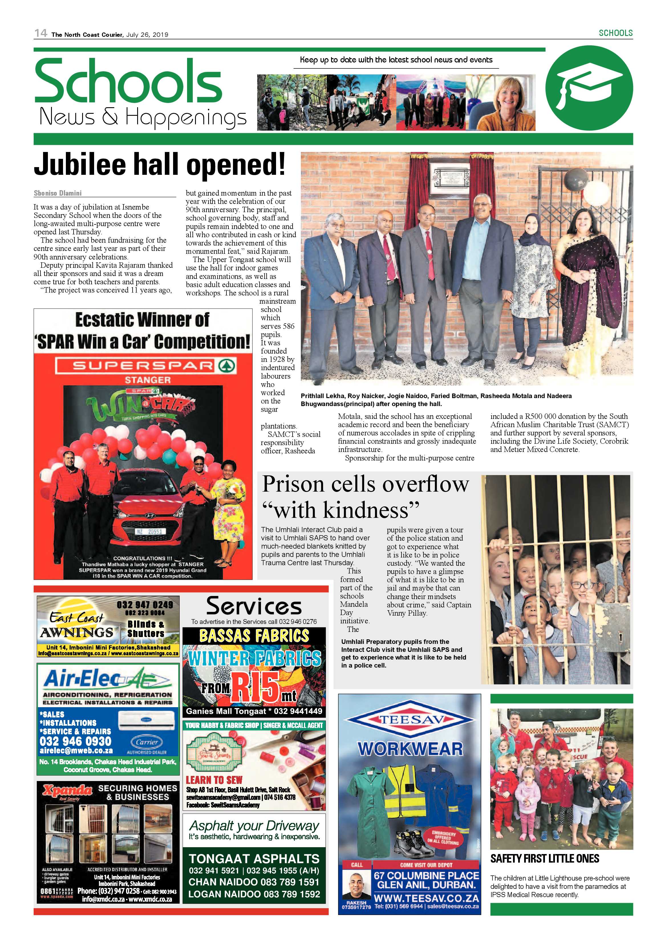 The North Coast Courier 26 July 2019 page 14