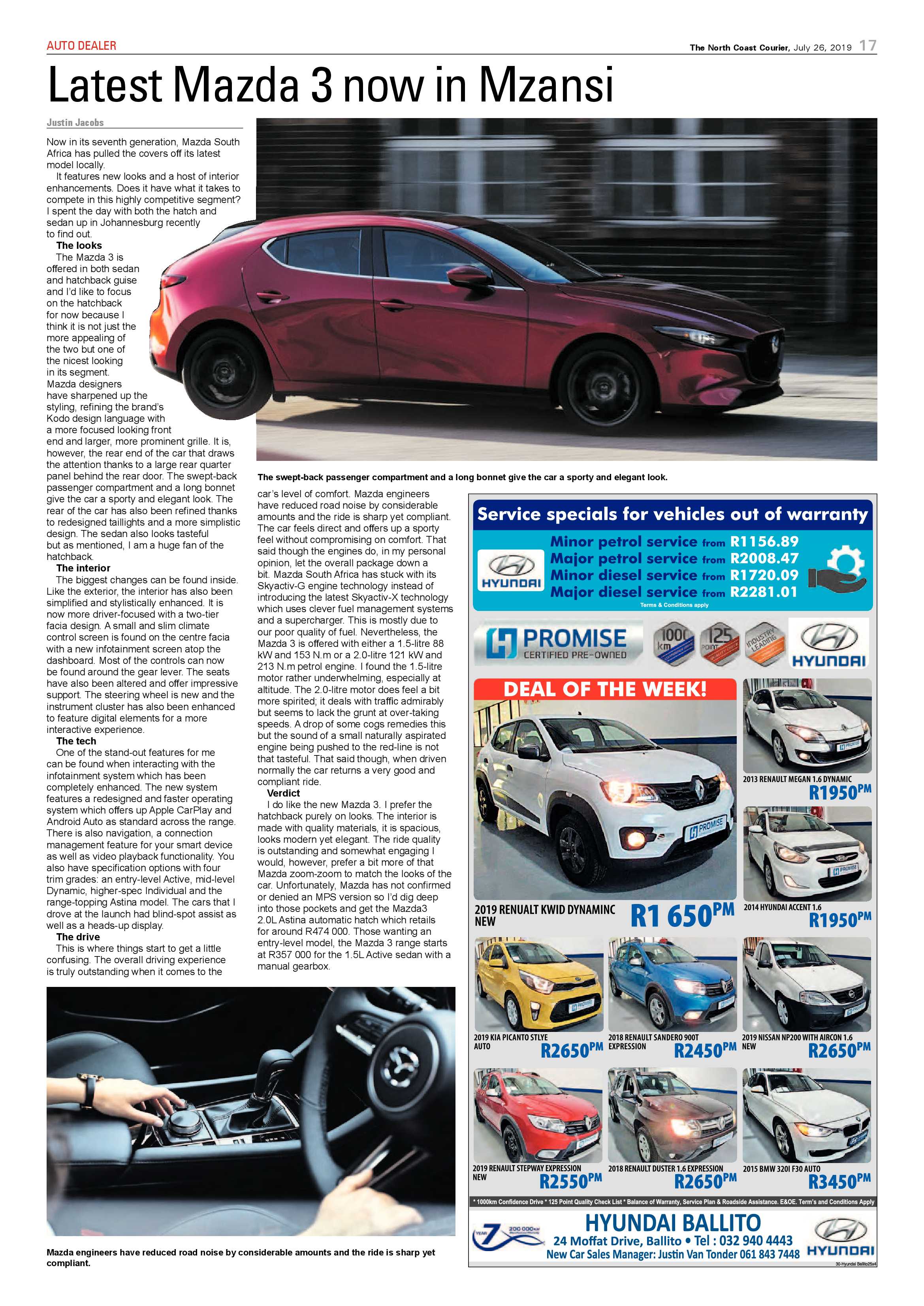 The North Coast Courier 26 July 2019 page 17