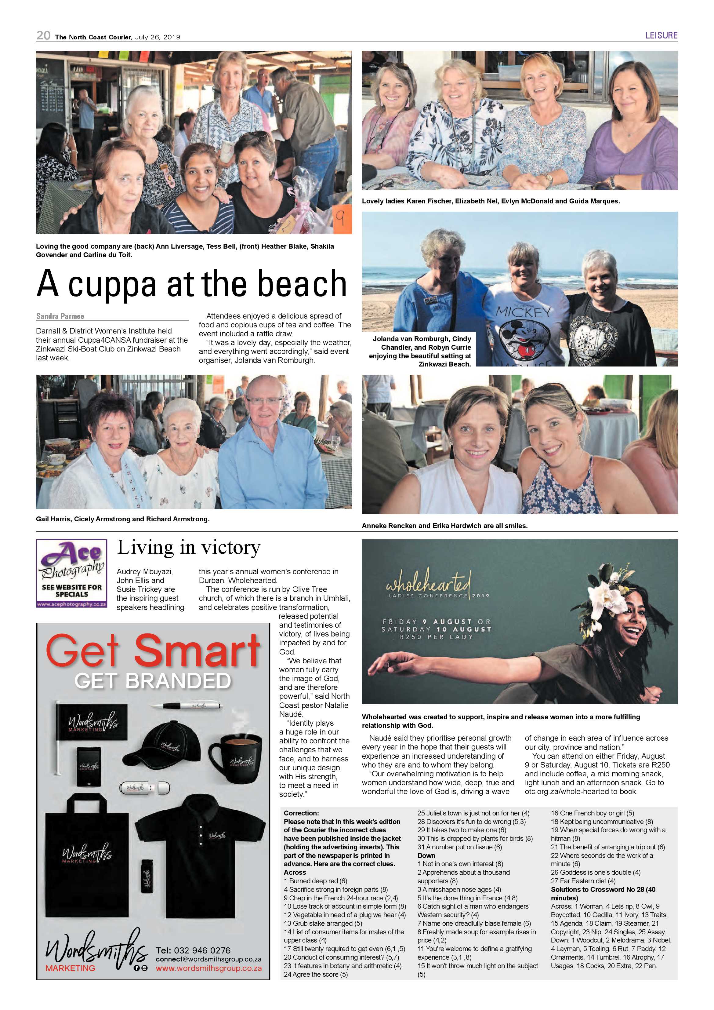 The North Coast Courier 26 July 2019 page 20