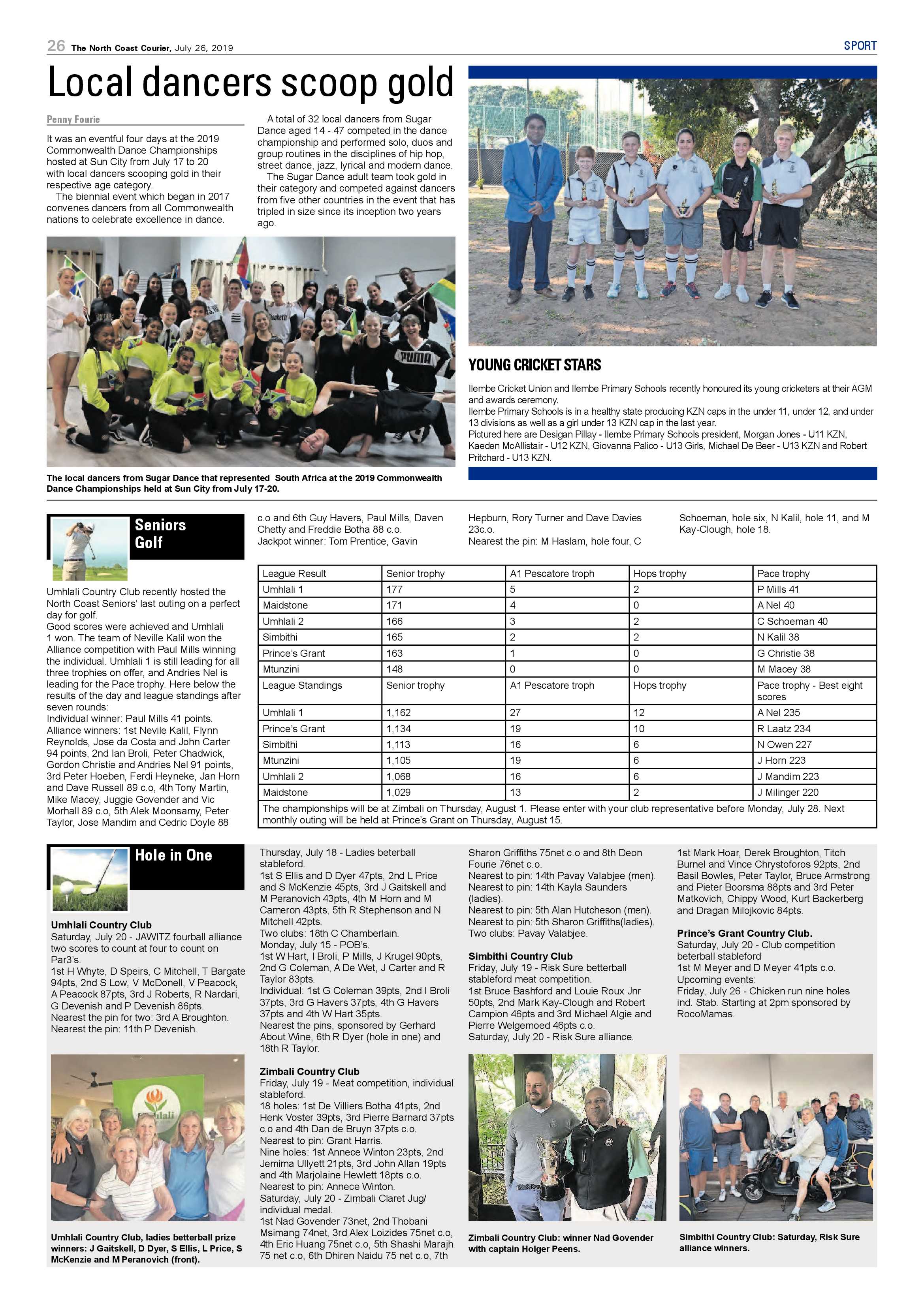 The North Coast Courier 26 July 2019 page 26