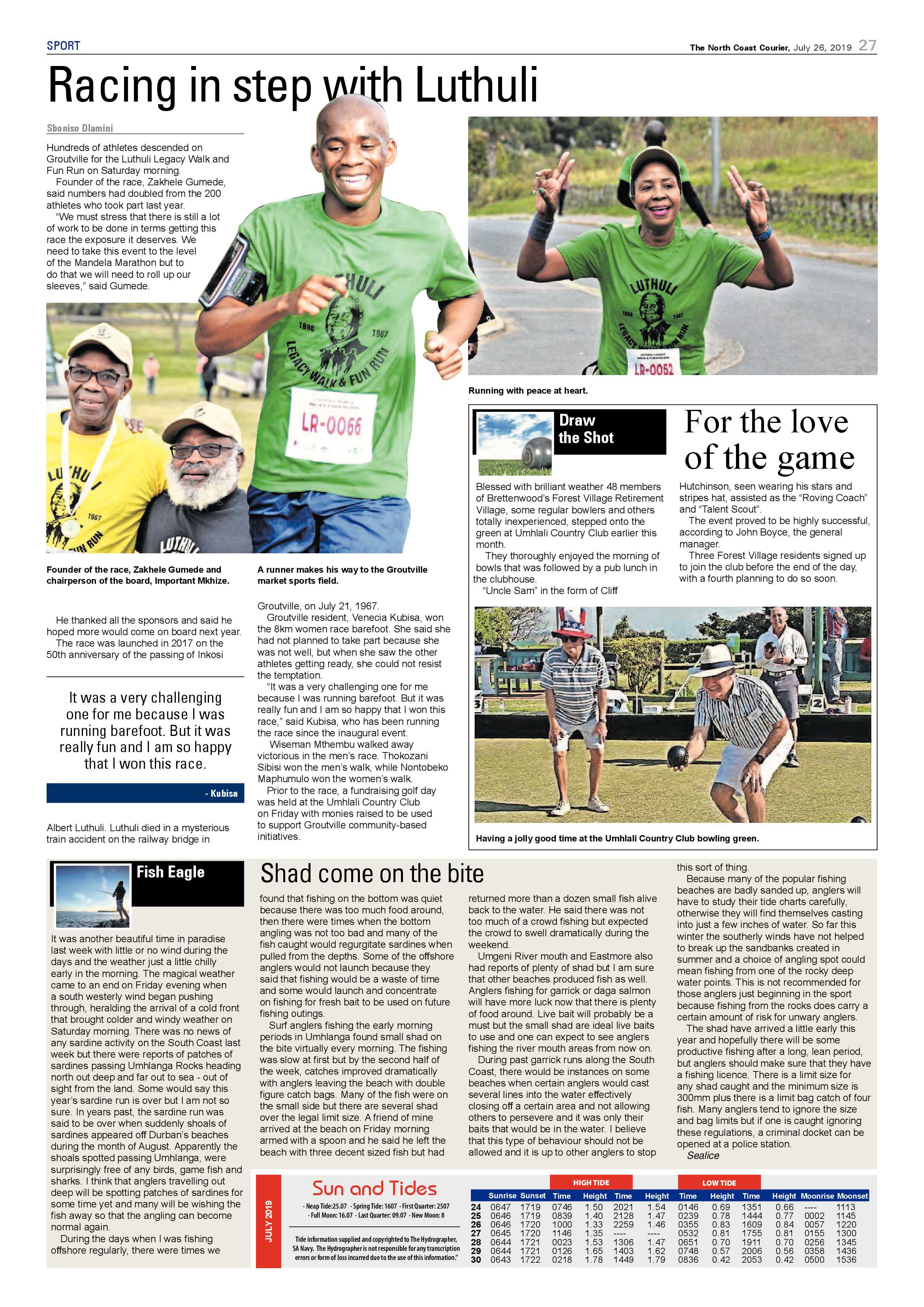The North Coast Courier 26 July 2019 page 27