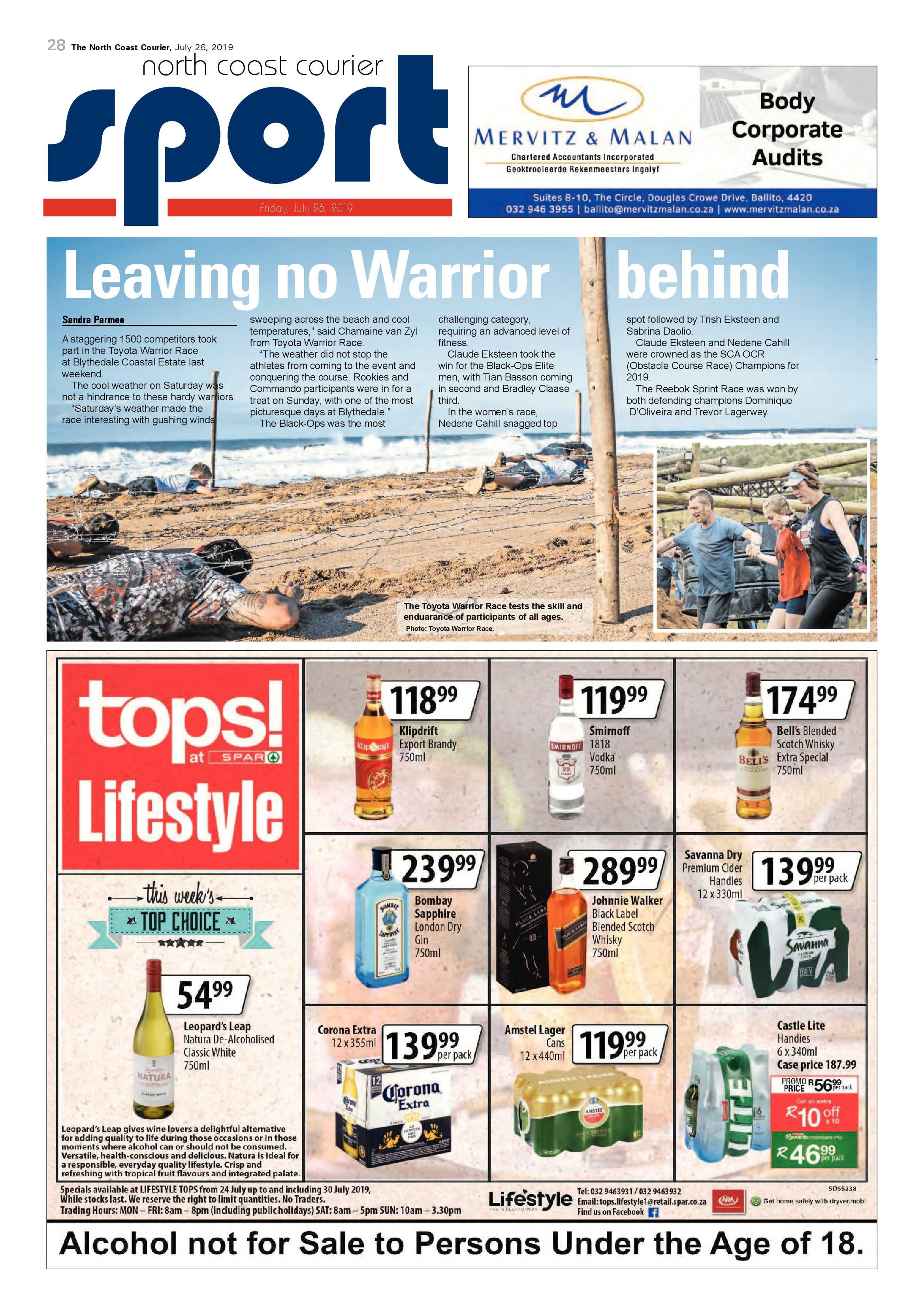 The North Coast Courier 26 July 2019 page 28
