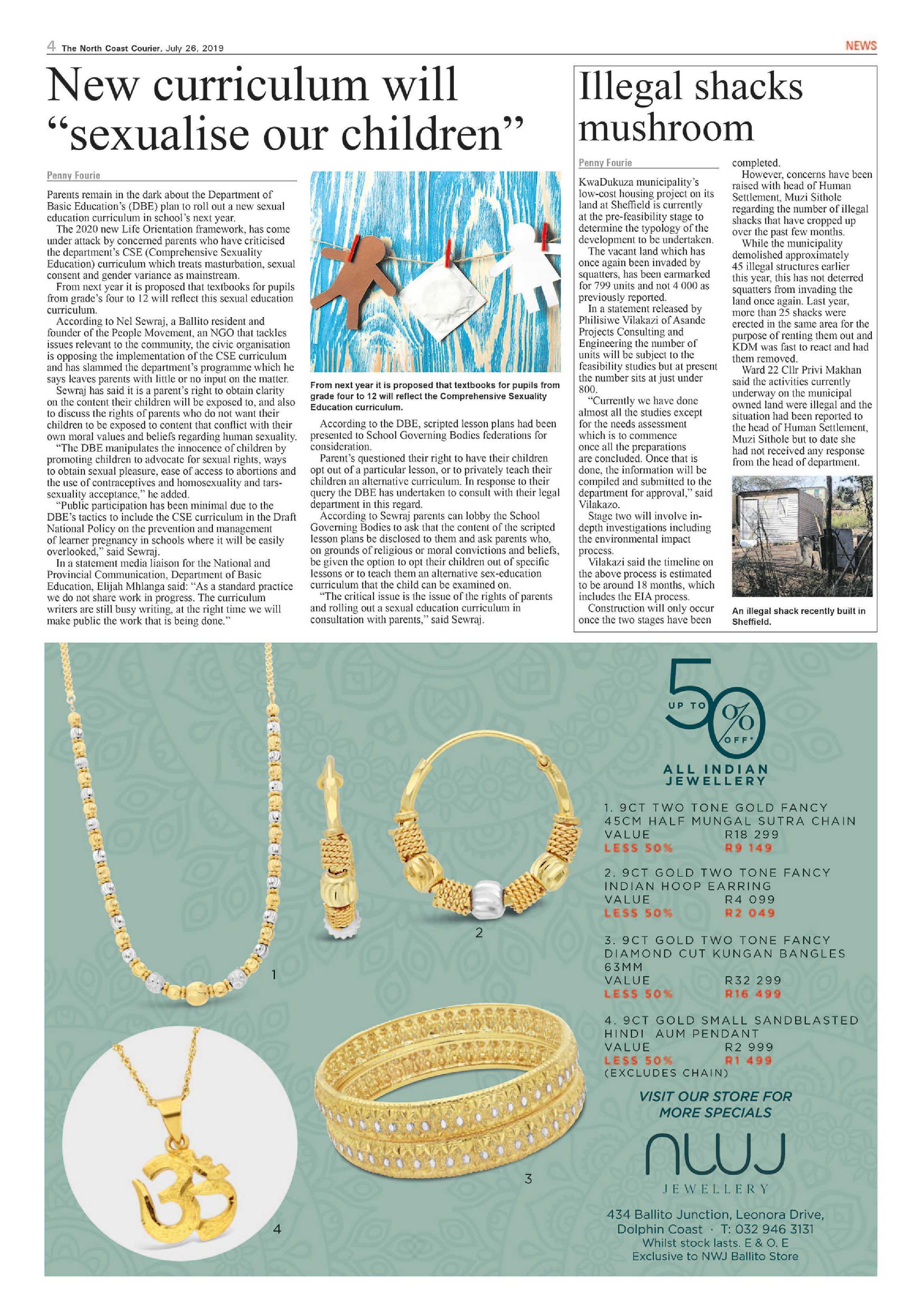 The North Coast Courier 26 July 2019 page 4