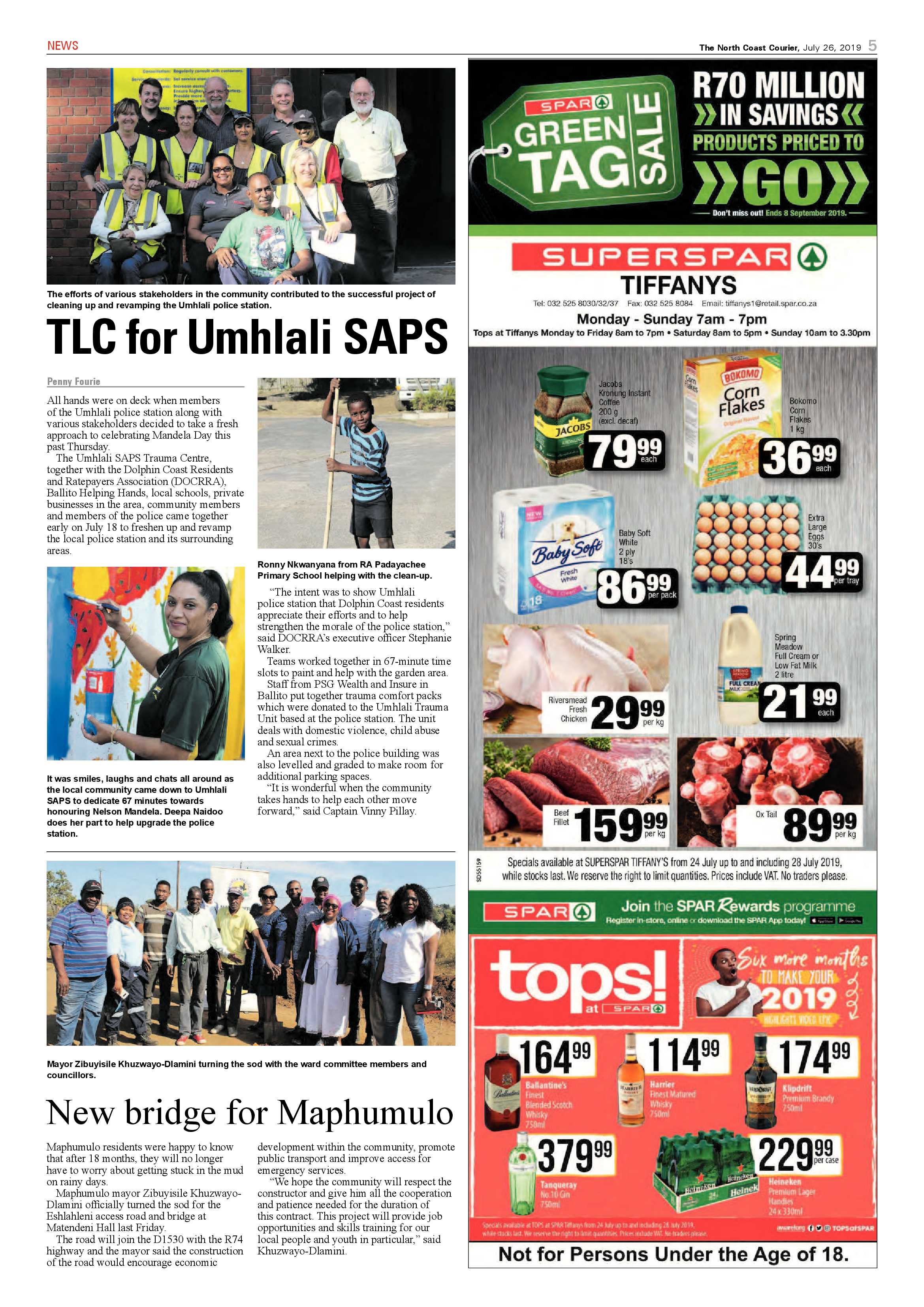 The North Coast Courier 26 July 2019 page 5