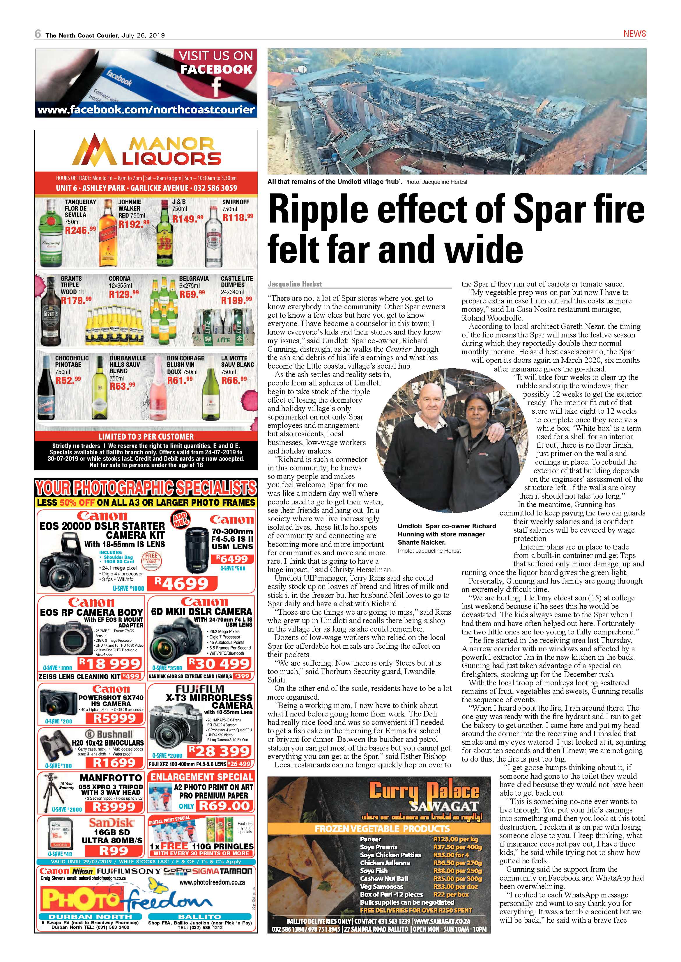 The North Coast Courier 26 July 2019 page 6