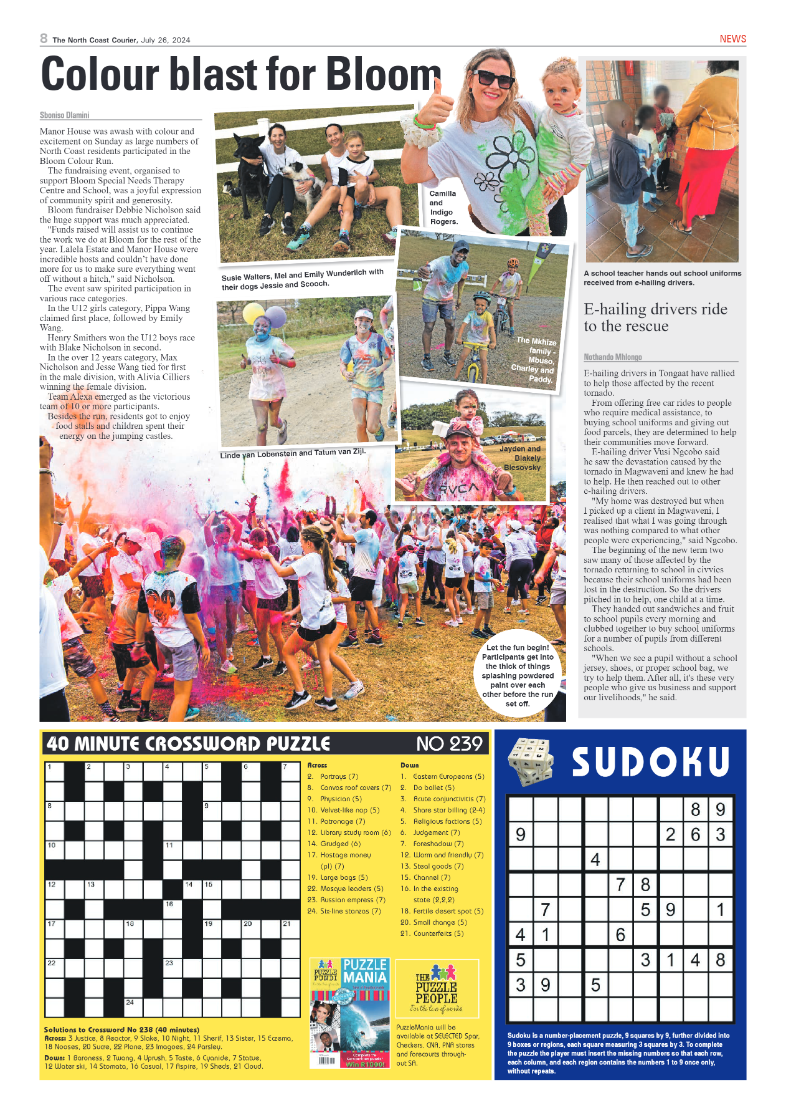 The North Coast Courier – 26 July 2024 page 8