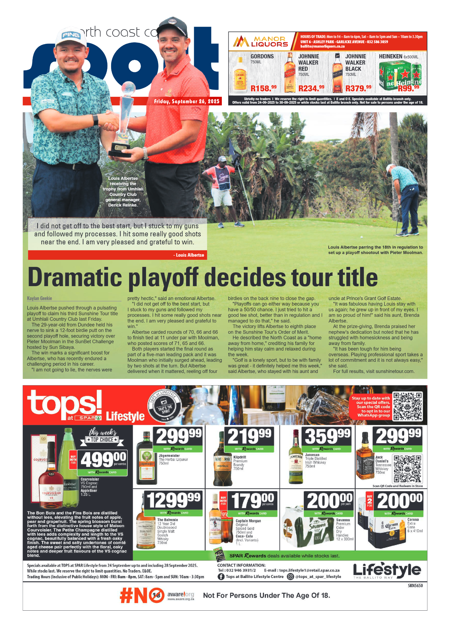 The North Coast Courier – 26 September 2025 page 20