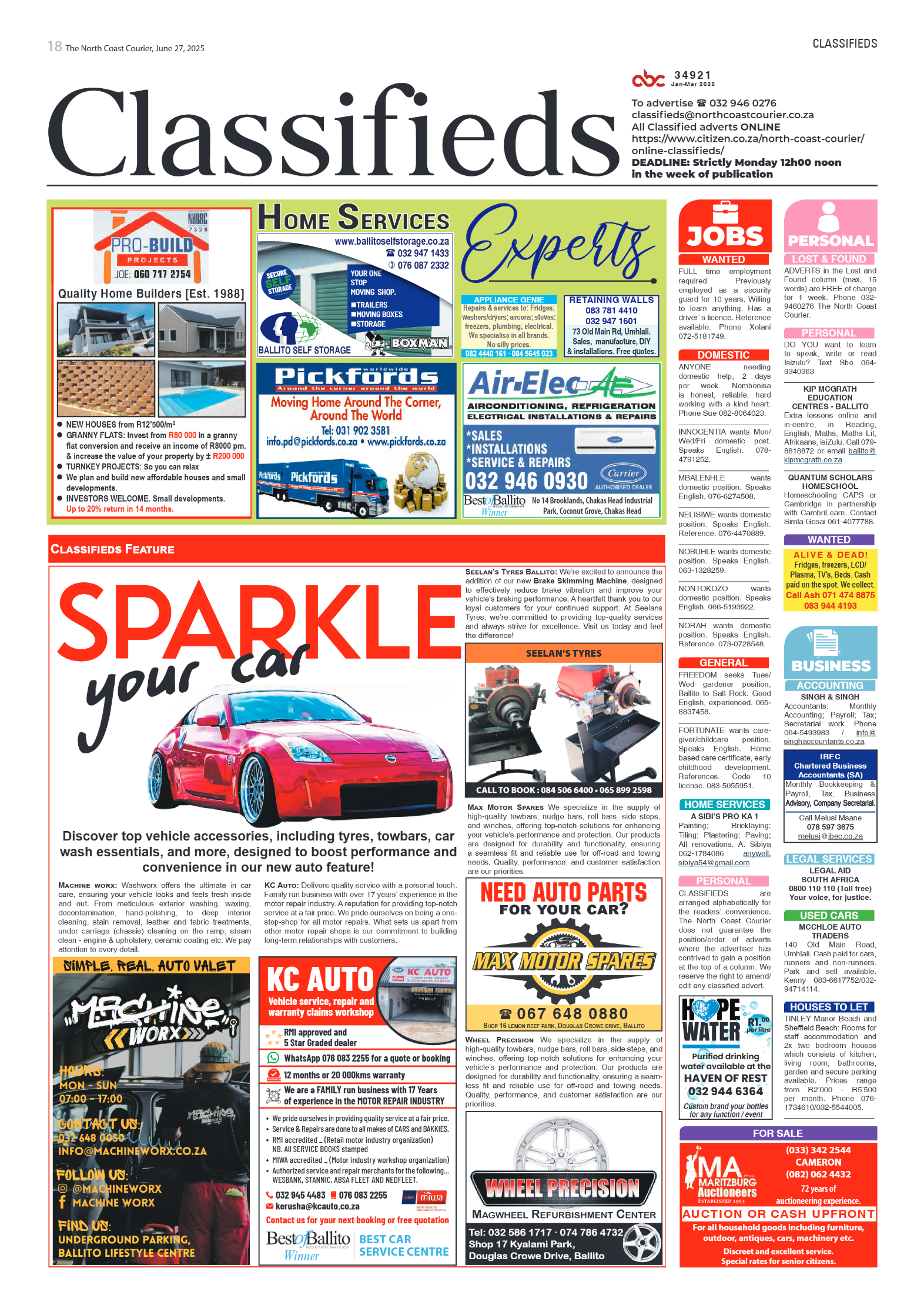 The North Coast Courier – 27 June 2025 page 18