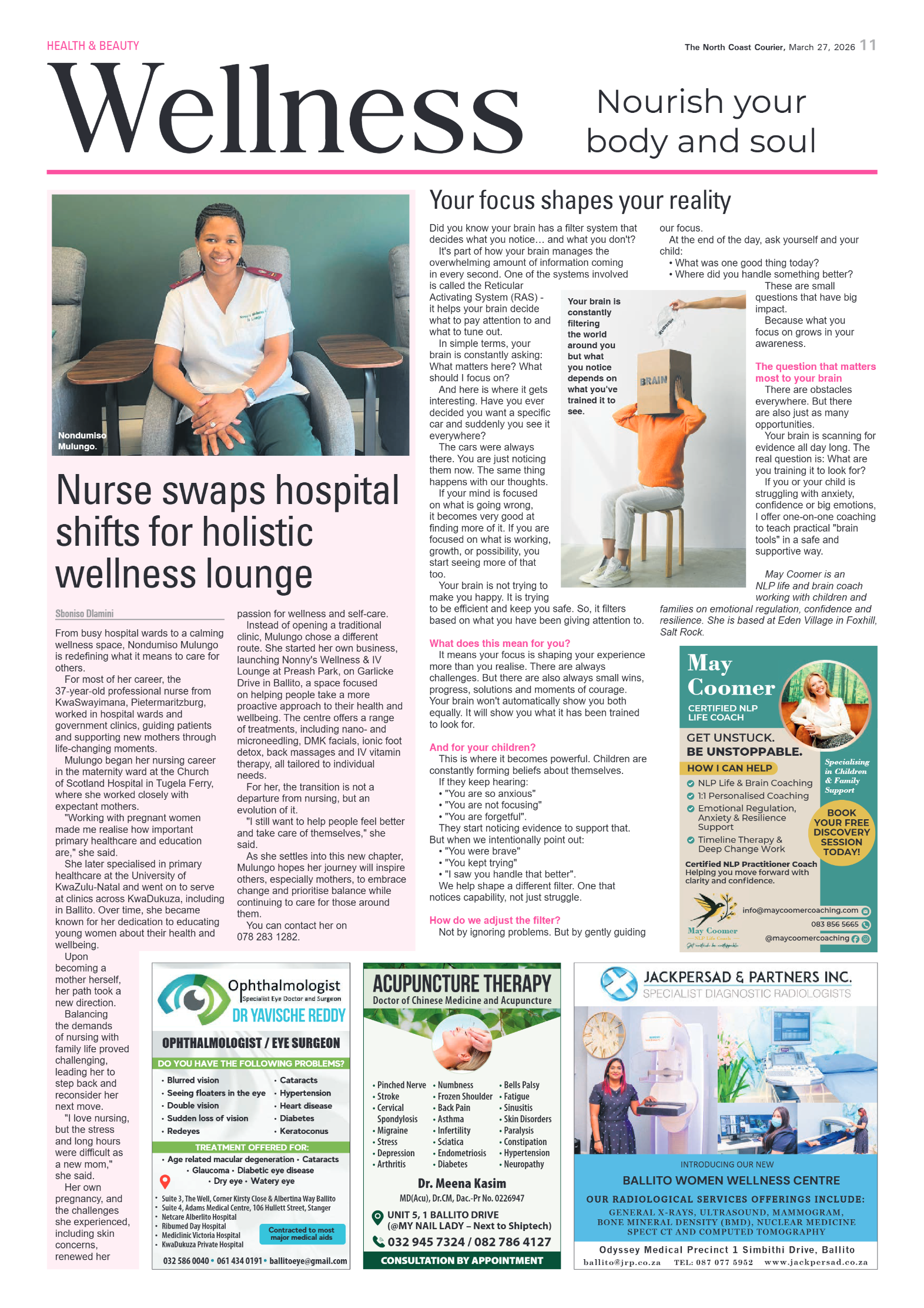 The North Coast Courier – 27 March 2026 page 11