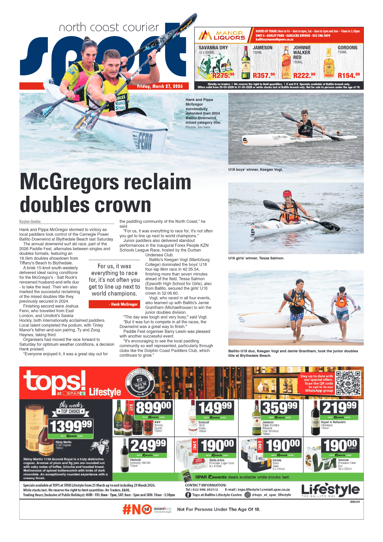 The North Coast Courier – 27 March 2026 page 16