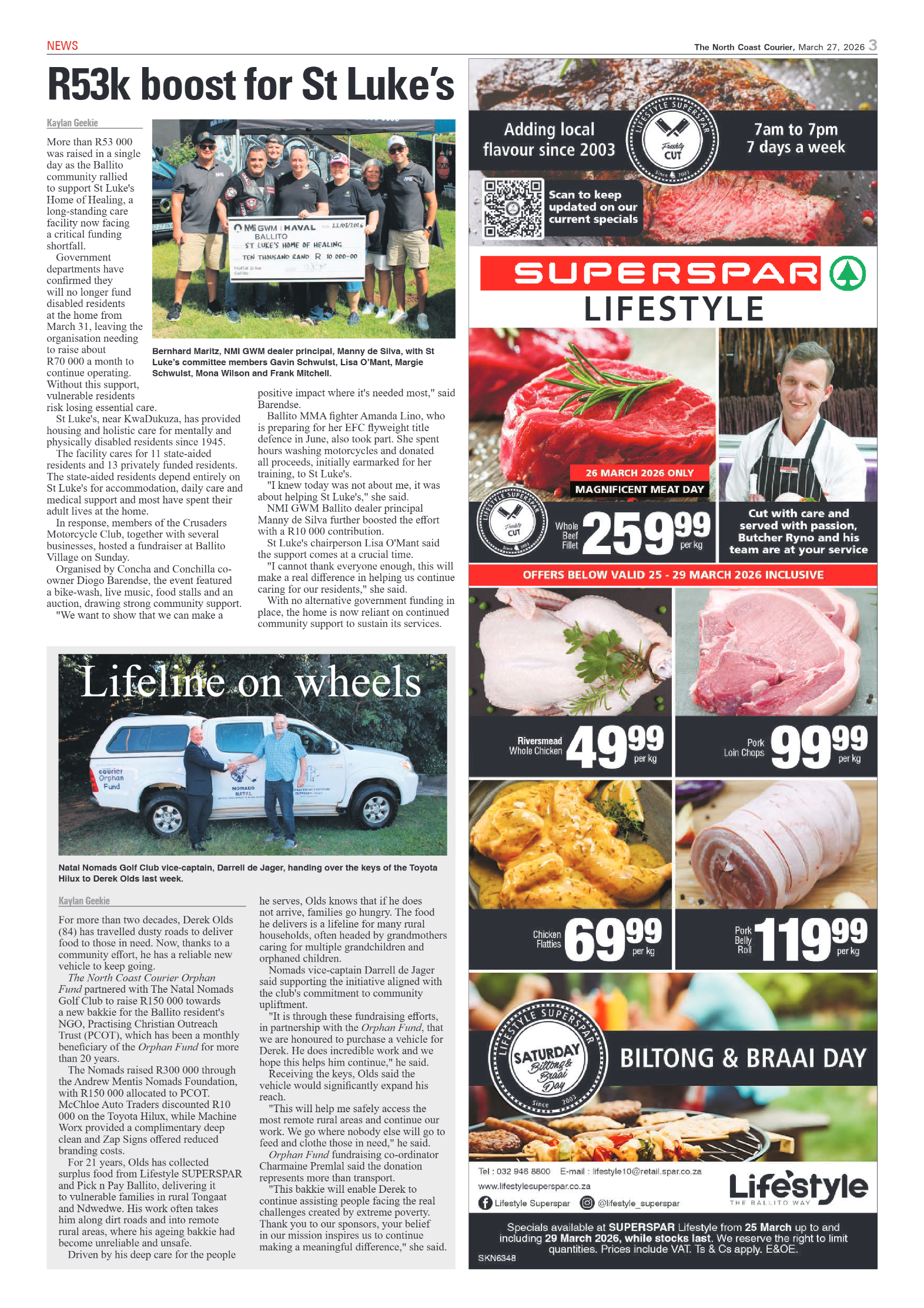 The North Coast Courier – 27 March 2026 page 3