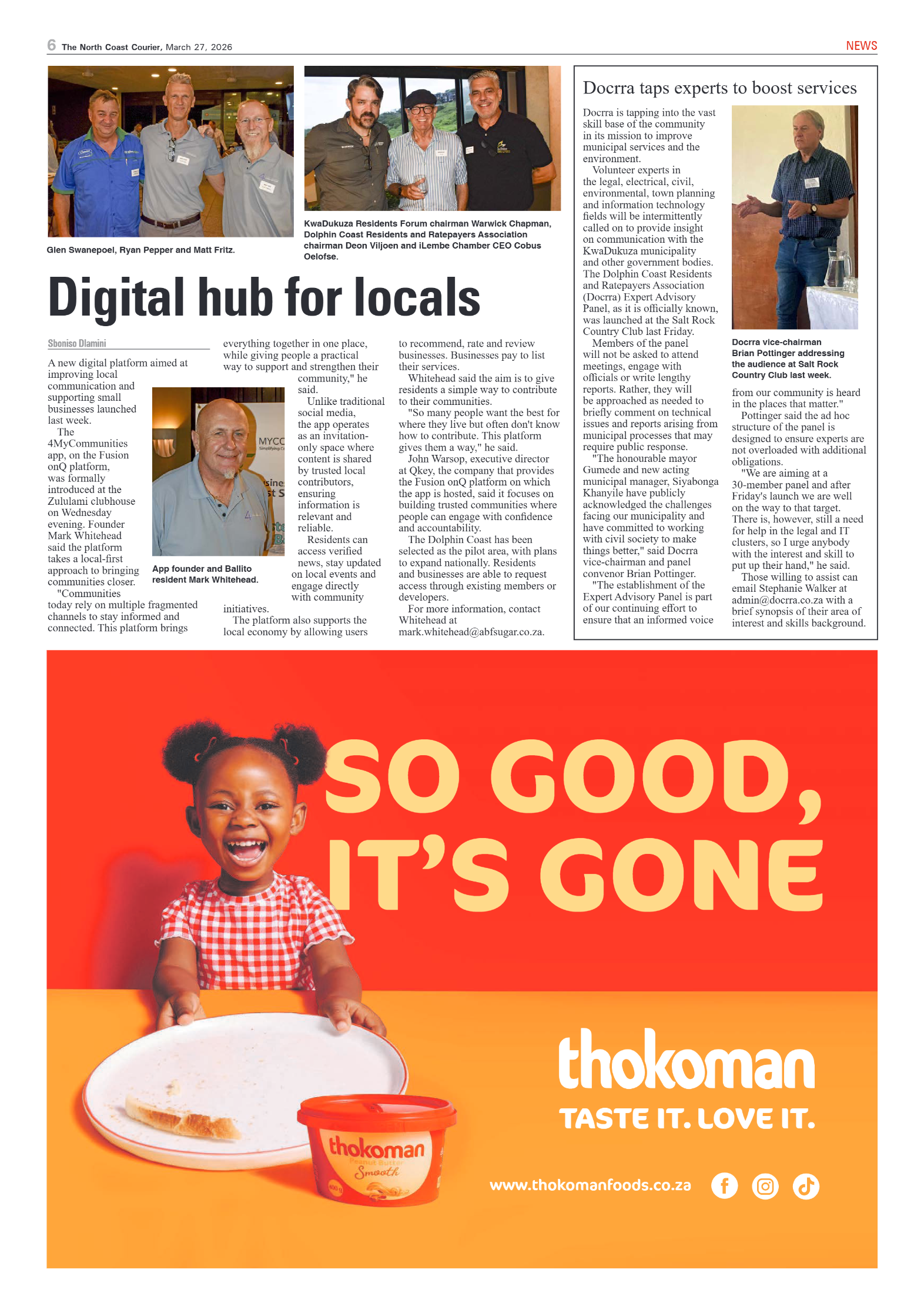 The North Coast Courier – 27 March 2026 page 6