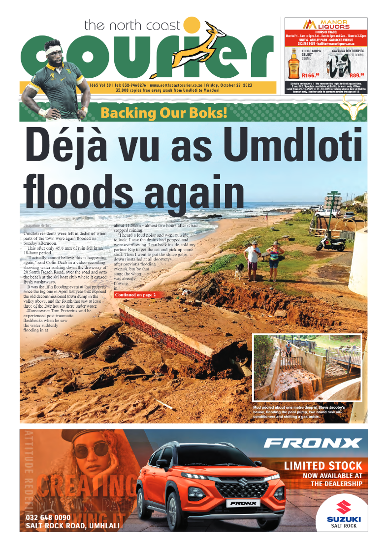 The North Coast Courier 27 October 2023 page 1