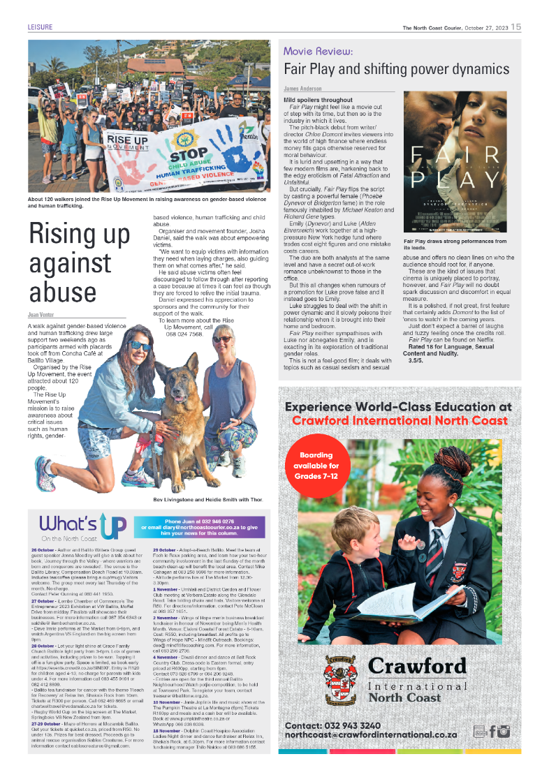 The North Coast Courier 27 October 2023 page 15