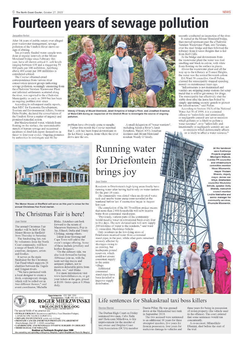 The North Coast Courier 27 October 2023 page 6