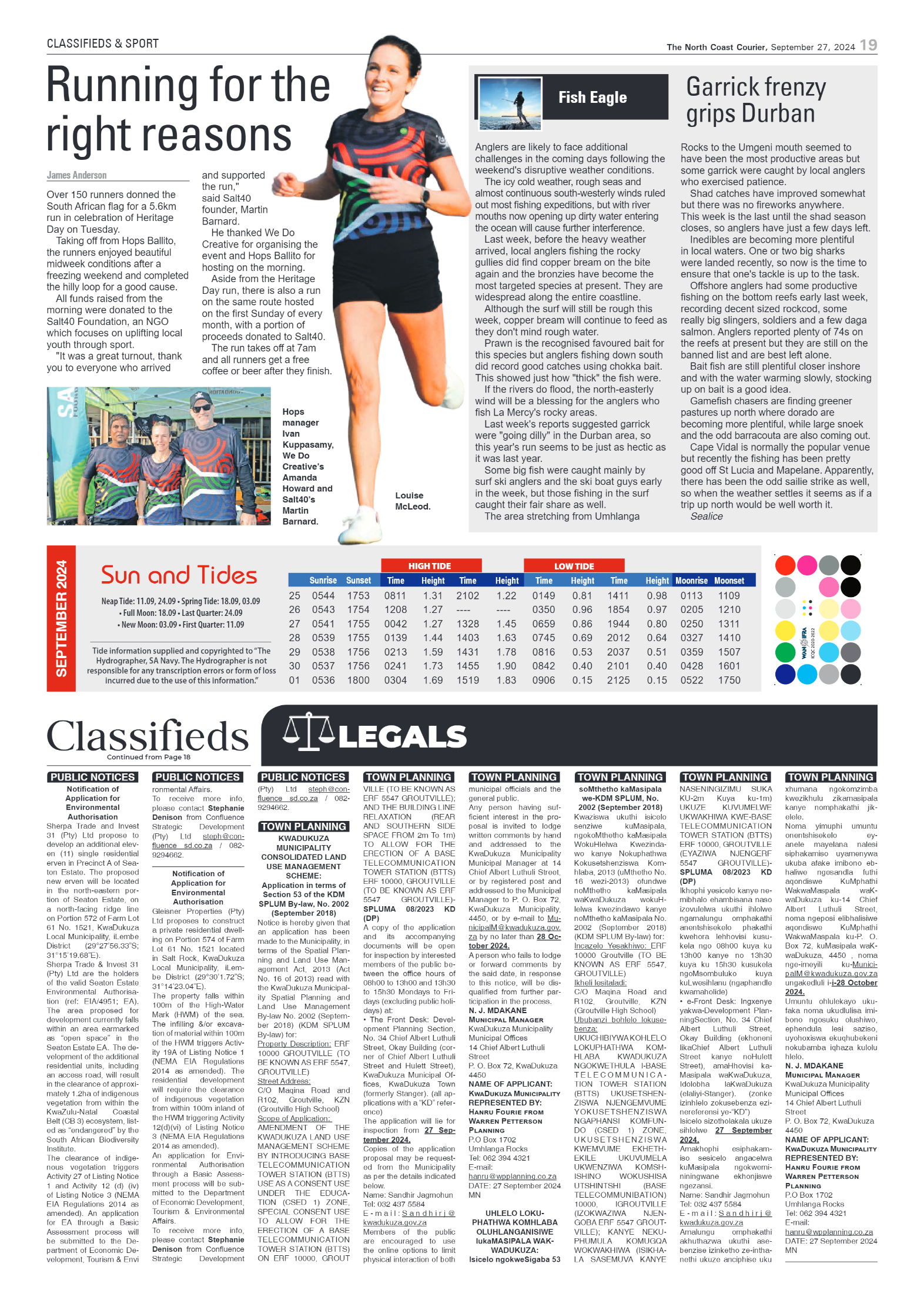 The North Coast Courier – 27 September 2024 page 19