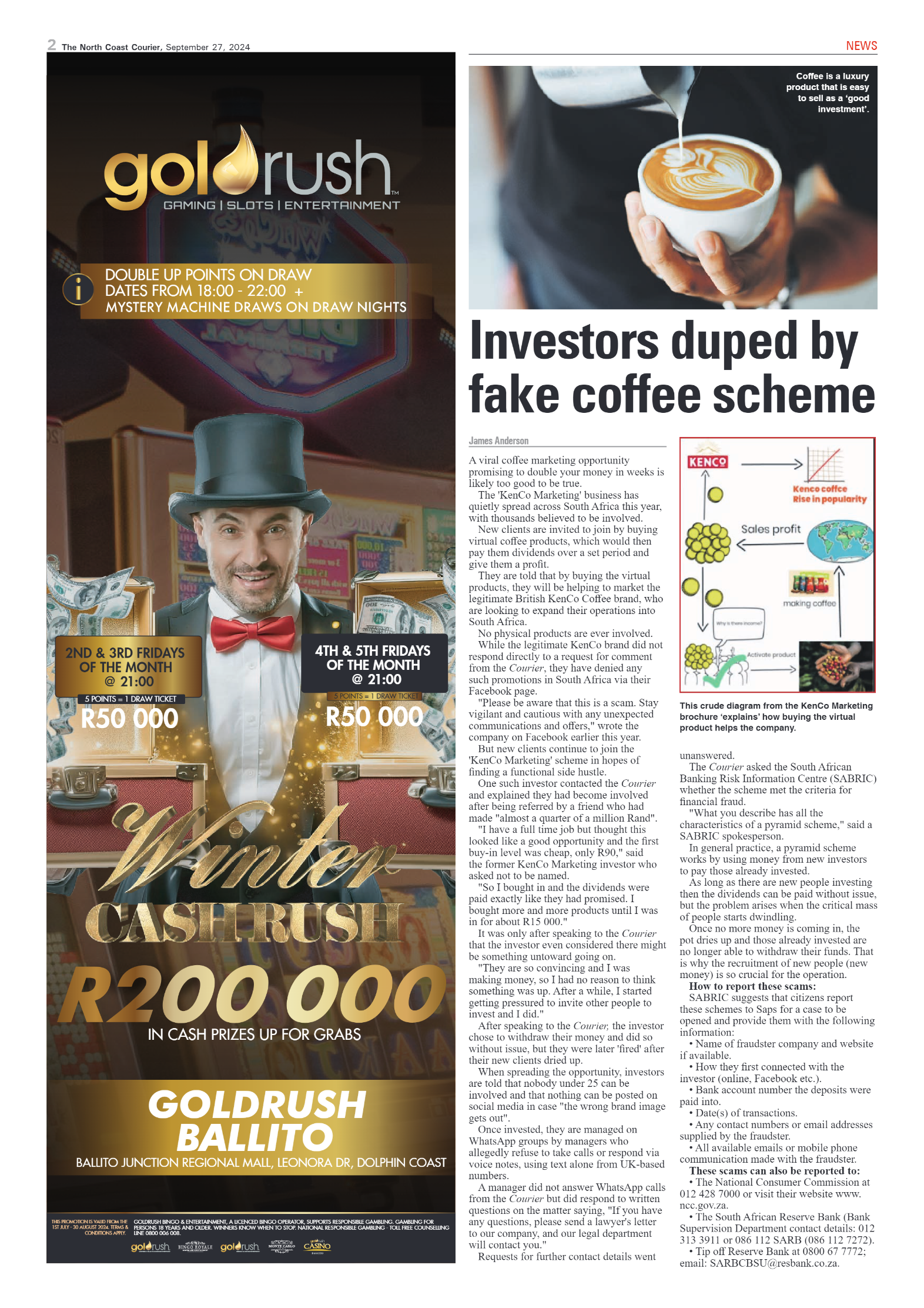The North Coast Courier – 27 September 2024 page 2