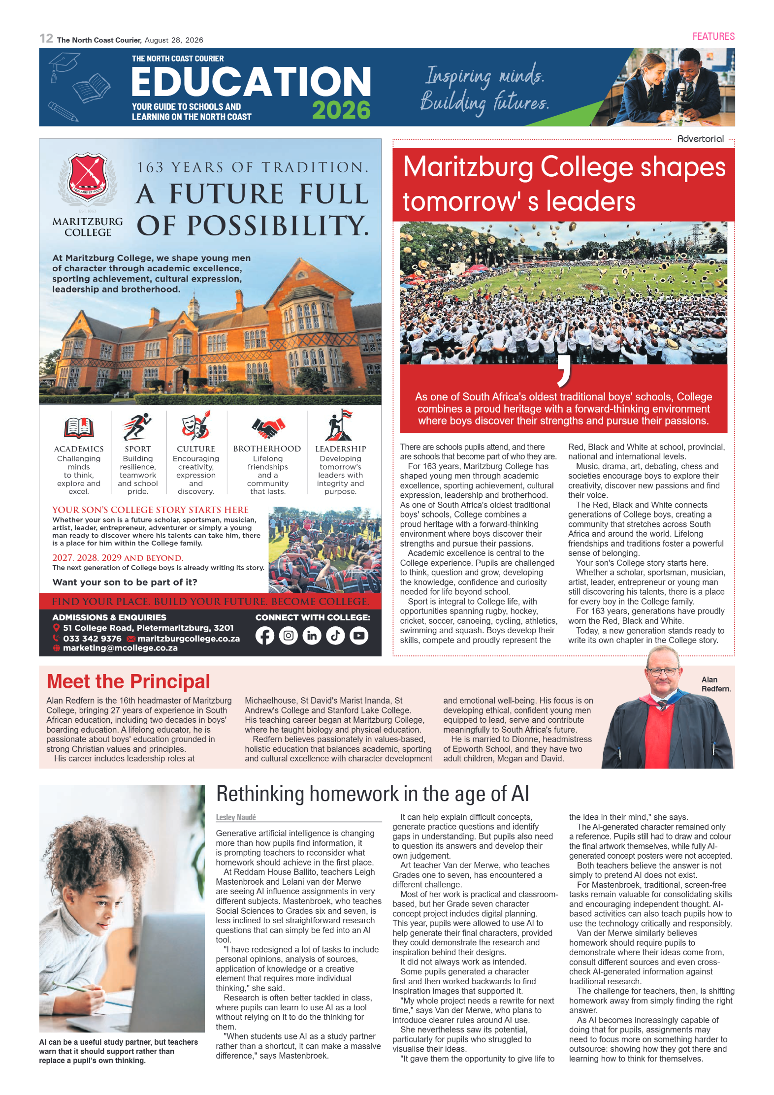 The North Coast Courier – 28 August 2026 page 12